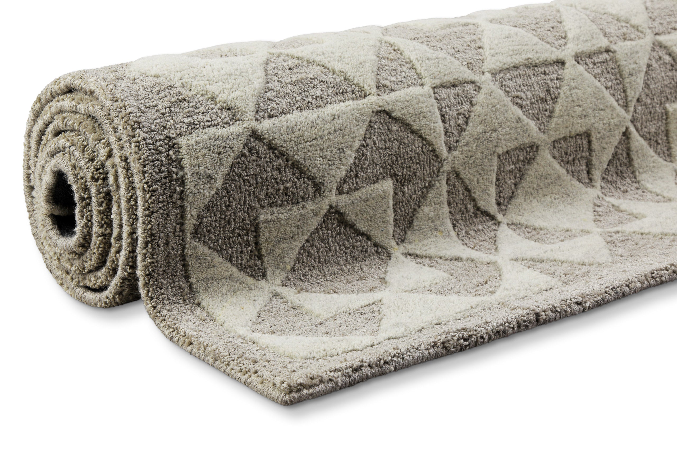 Kurzflorteppich Taupe "Downtown" WECONhome