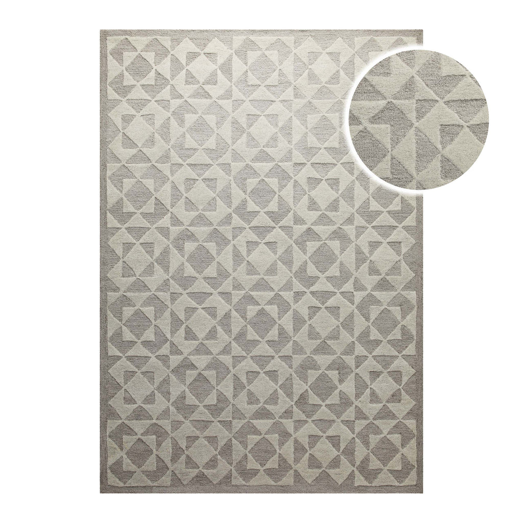 Kurzflorteppich Taupe "Downtown" WECONhome