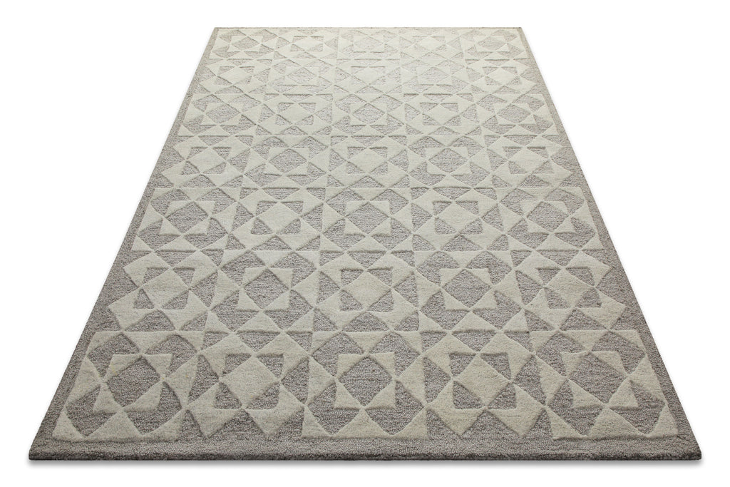 Kurzflorteppich Taupe "Downtown" WECONhome