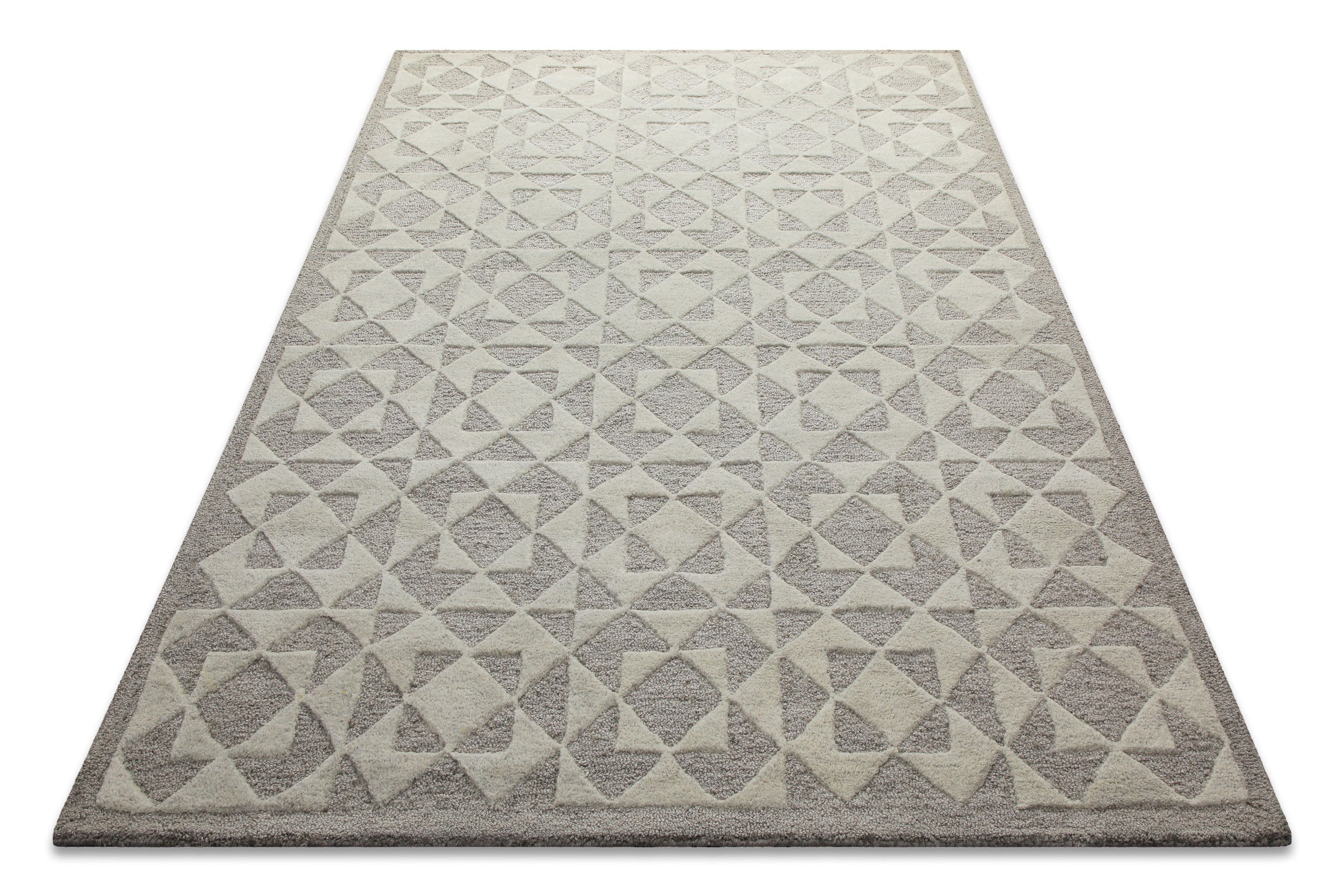 Kurzflorteppich Taupe "Downtown" WECONhome