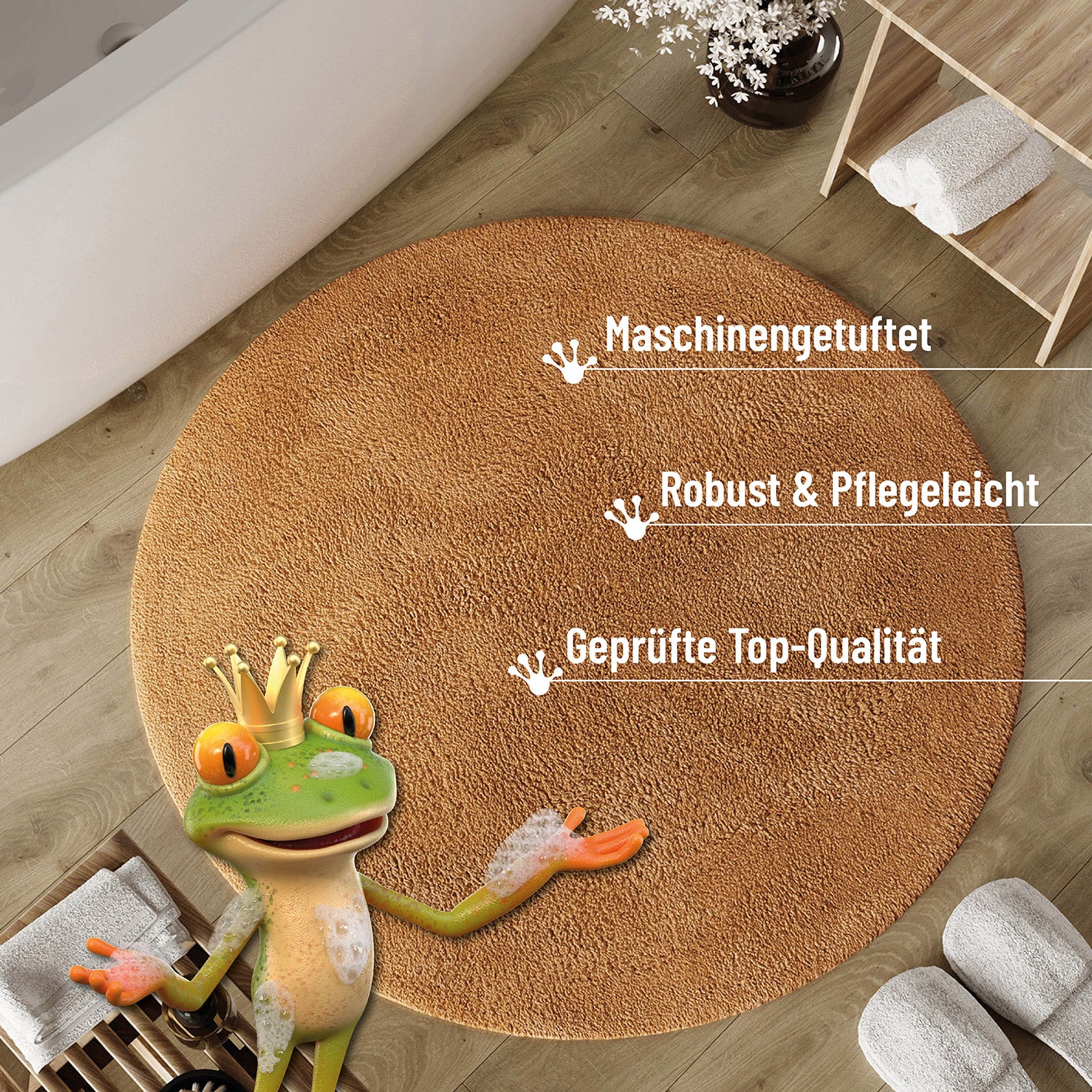 Badteppich Terrakotta "Erik" WECONhome Basics