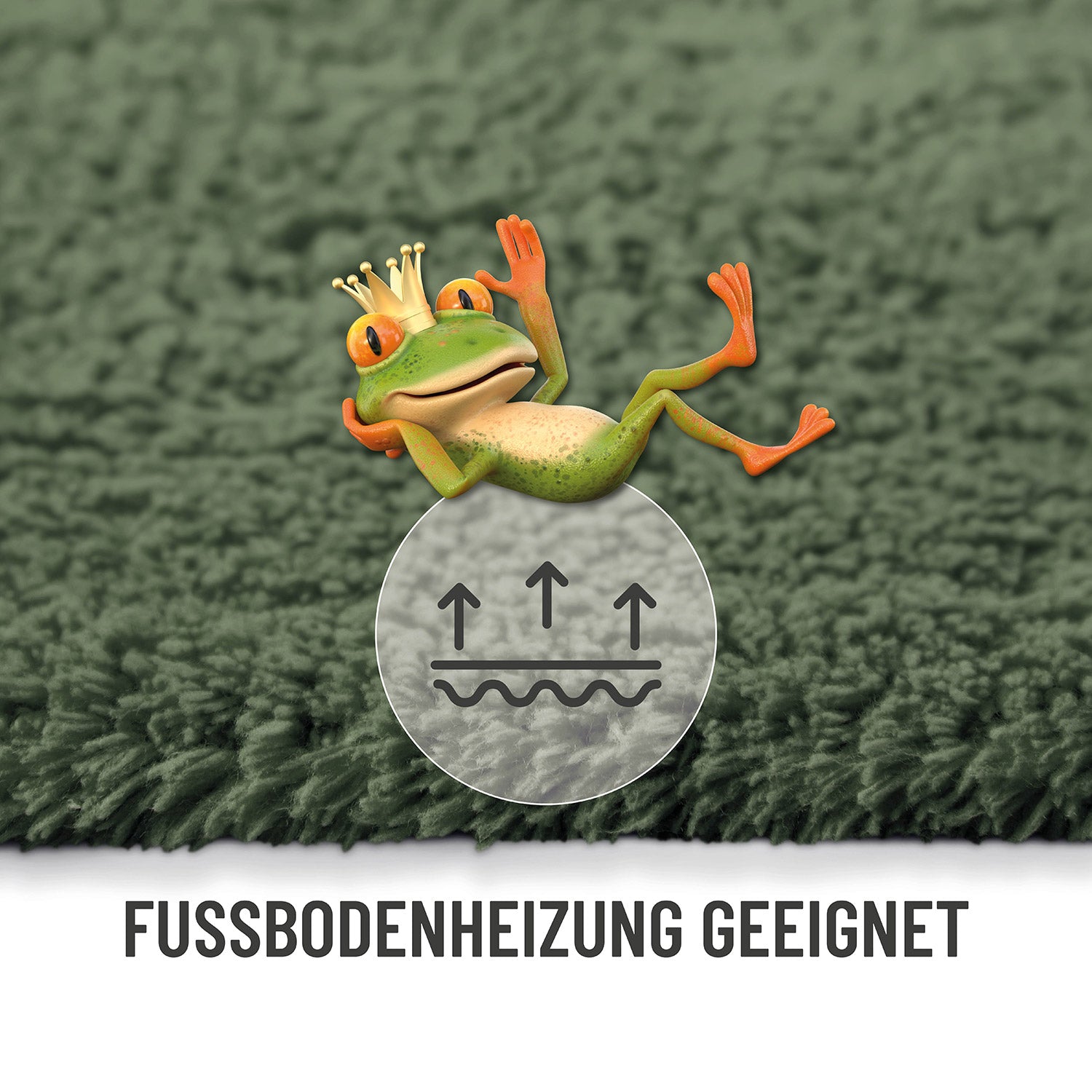 Badteppich Grün "Erik" WECONhome Basics