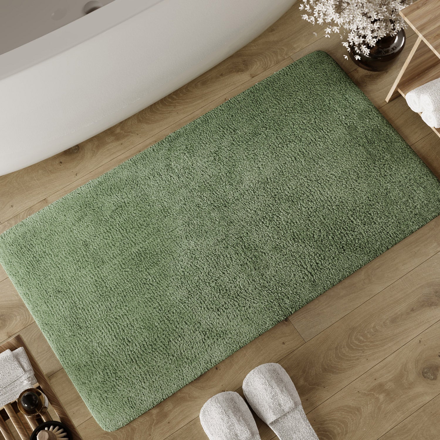 Badteppich Grün "Erik" WECONhome Basics