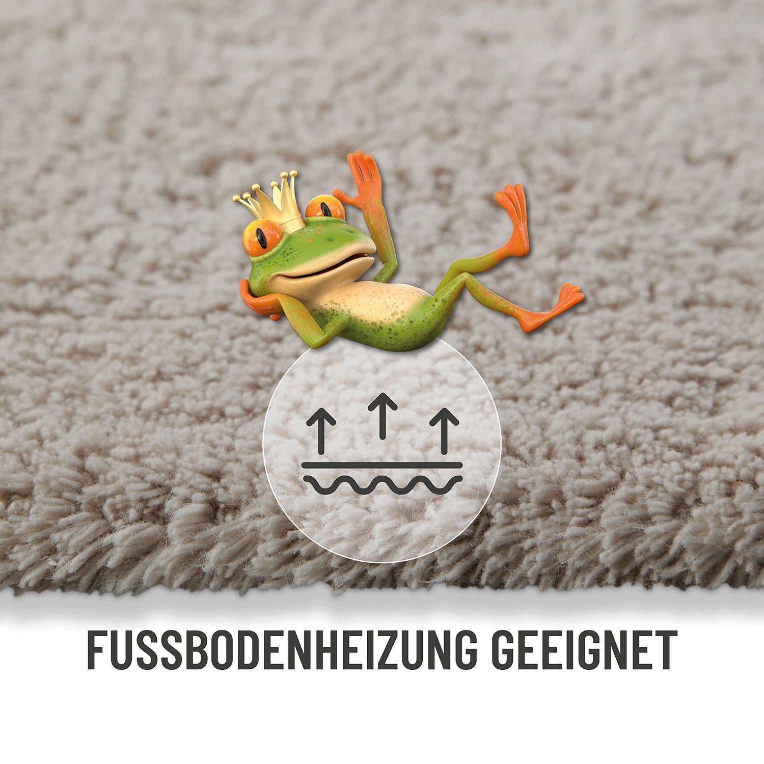 Badteppich Greige "Erik" WECONhome Basics
