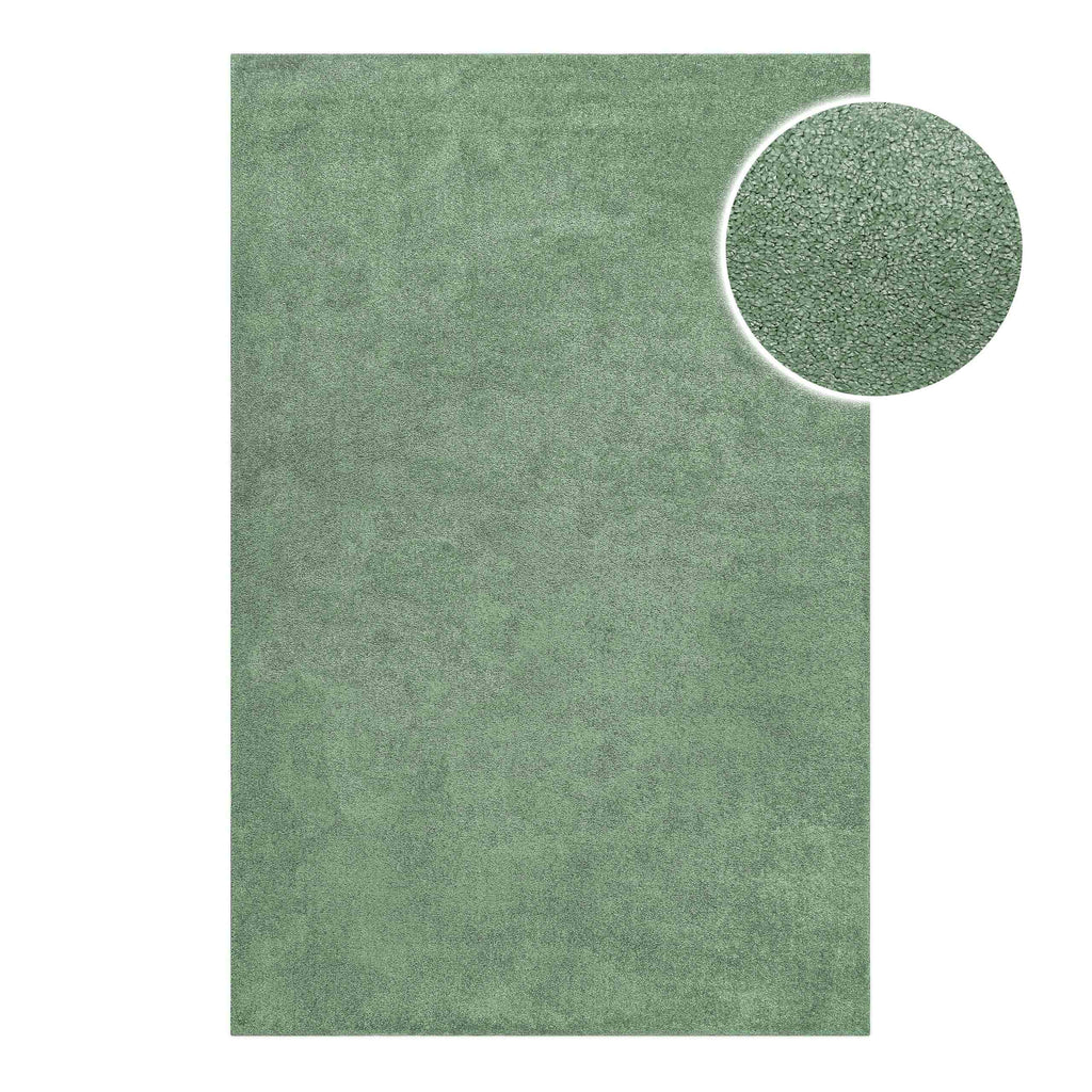 Esprit Teppich Mint Grün Kurzflor soft und weich "Campus"