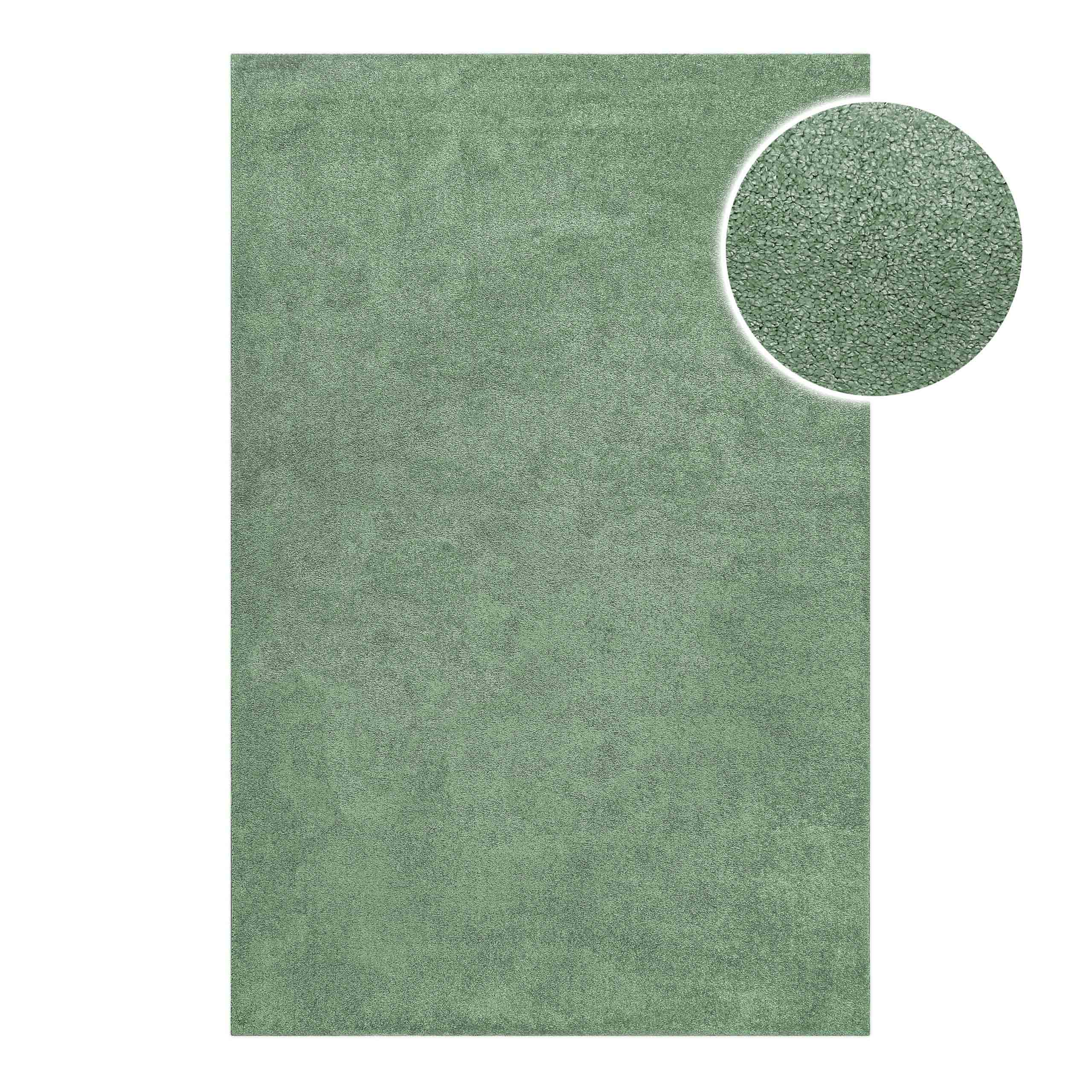 Esprit Teppich Mint Grün Kurzflor soft und weich "Campus"