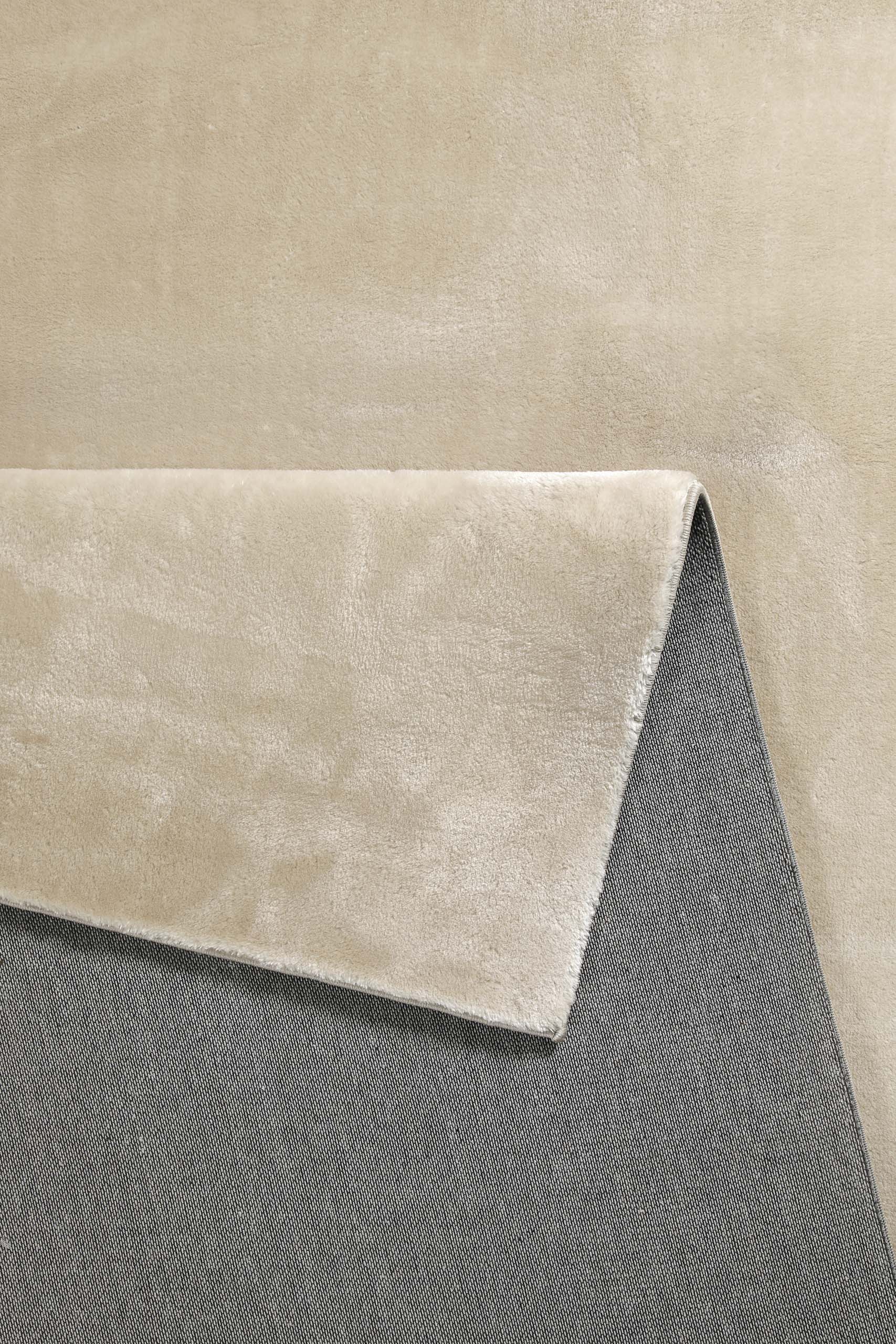 Weicher Hochflor Teppich Creme Beige "Eriksson" WECONhome
