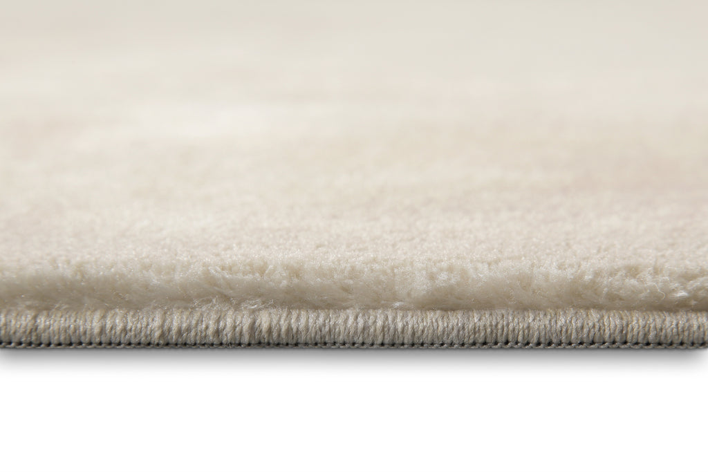 Weicher Hochflor Teppich Creme Beige "Eriksson" WECONhome