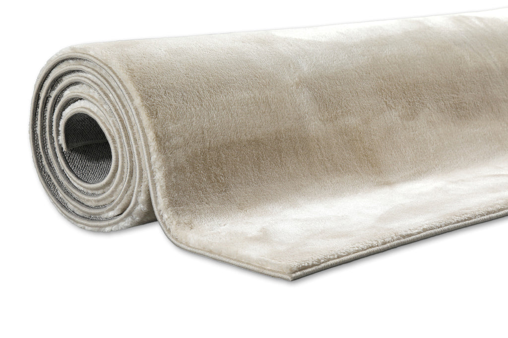 Weicher Hochflor Teppich Creme Beige "Eriksson" WECONhome