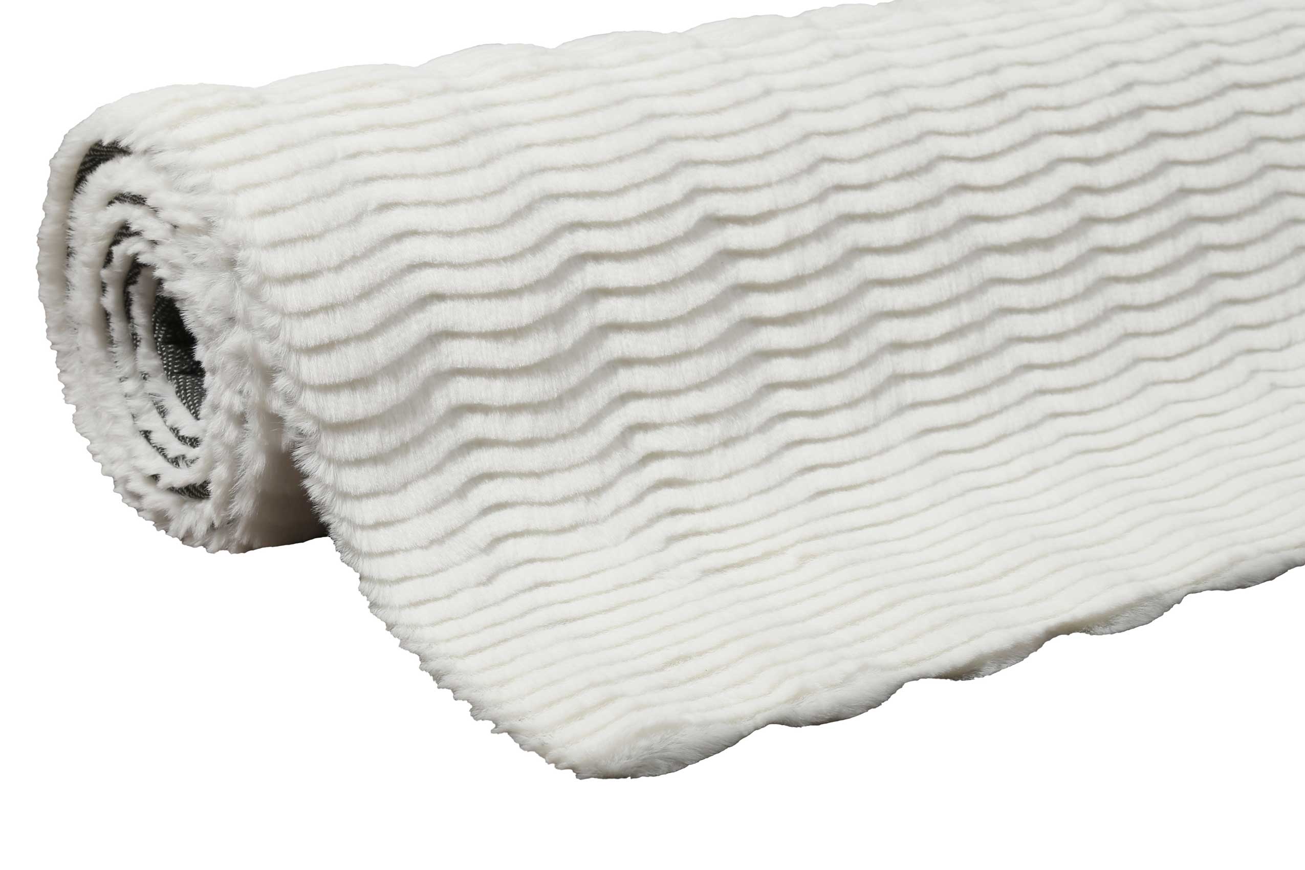 Esprit Kunstfell Teppich Weiß und sehr flauschig Hochflor "Alice Beach"