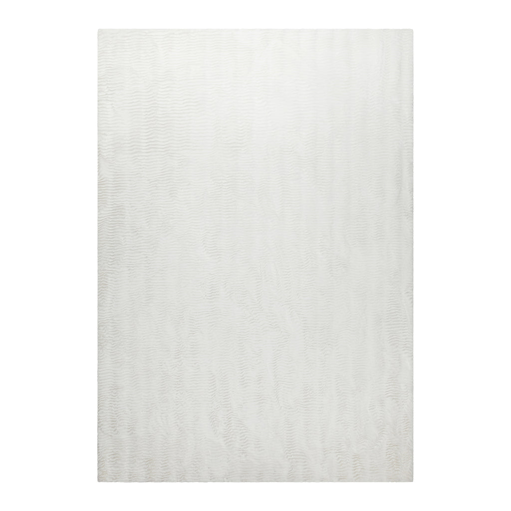 Esprit Kunstfell Teppich Weiß und sehr flauschig Hochflor "Alice Beach"