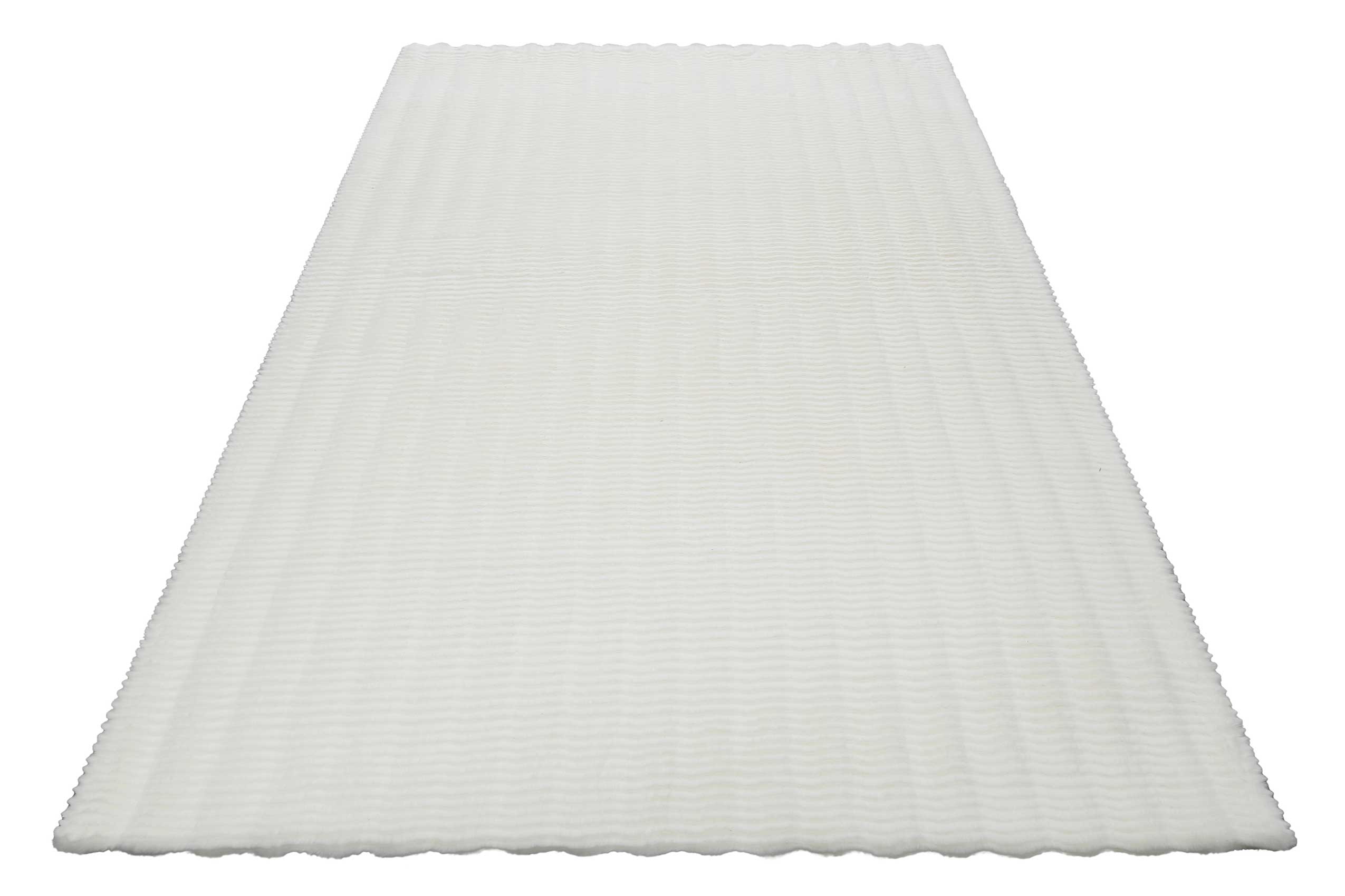Esprit Kunstfell Teppich Weiß und sehr flauschig Hochflor "Alice Beach"