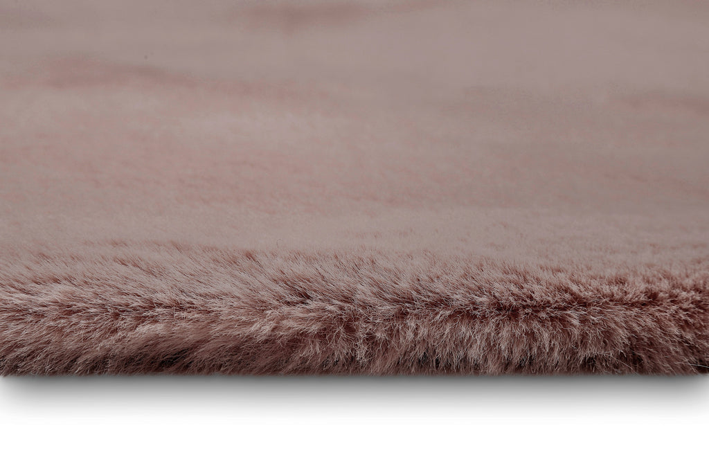 Esprit Kunstfell Teppich Altrosa und sehr flauschig Hochflor "Alice"