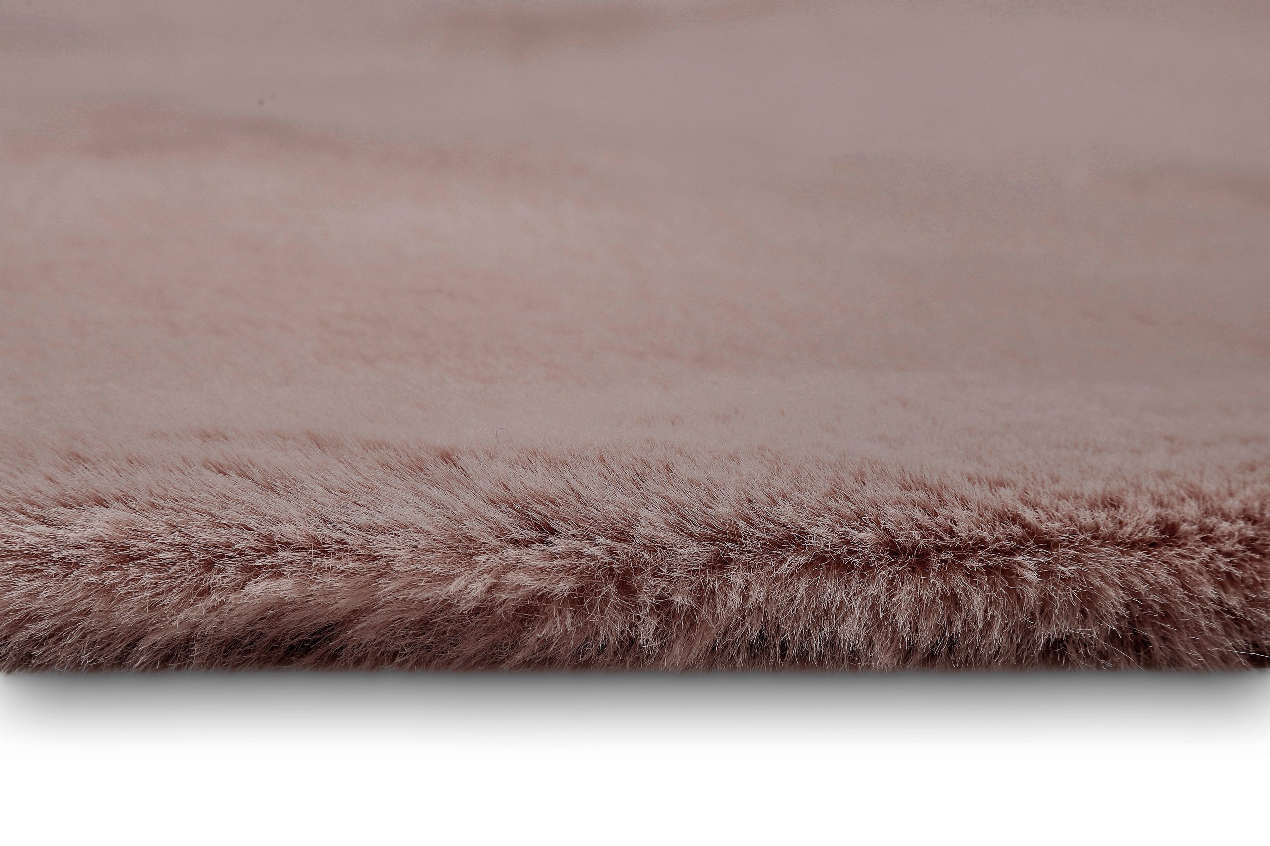 Esprit Kunstfell Teppich Altrosa und sehr flauschig Hochflor "Alice"