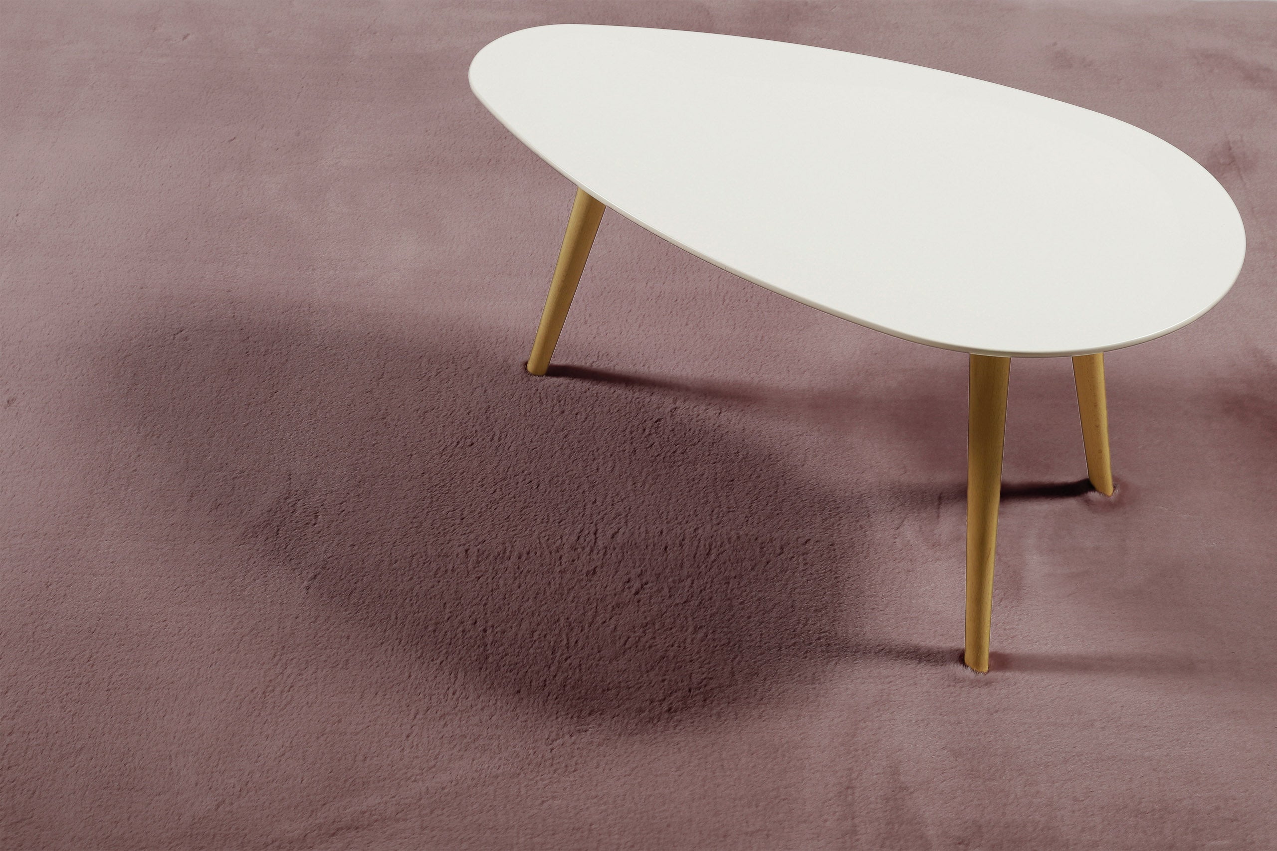 Esprit Kunstfell Teppich Altrosa und sehr flauschig Hochflor "Alice"