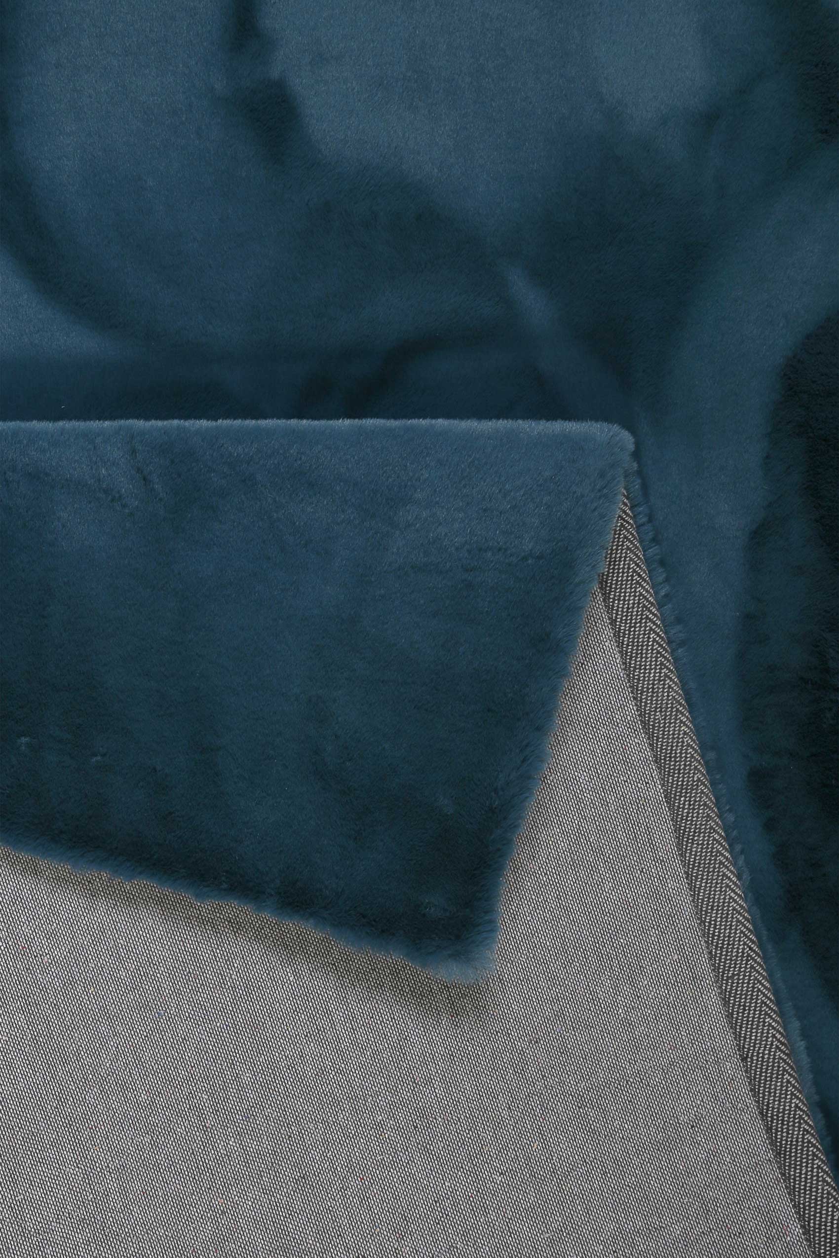 Esprit Kunstfell Teppich Petrol und sehr flauschig Hochflor "Alice"