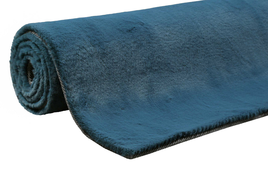 Esprit Kunstfell Teppich Petrol und sehr flauschig Hochflor "Alice"