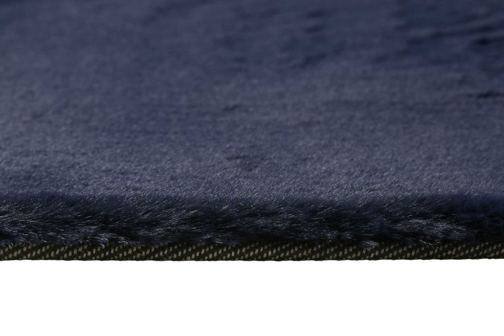 Esprit Kunstfell Teppich Dunkelblau und sehr flauschig Hochflor "Alice"