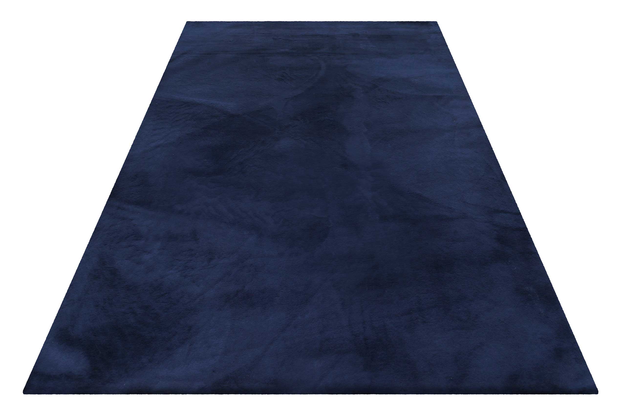 Esprit Kunstfell Teppich Dunkelblau und sehr flauschig Hochflor "Alice"