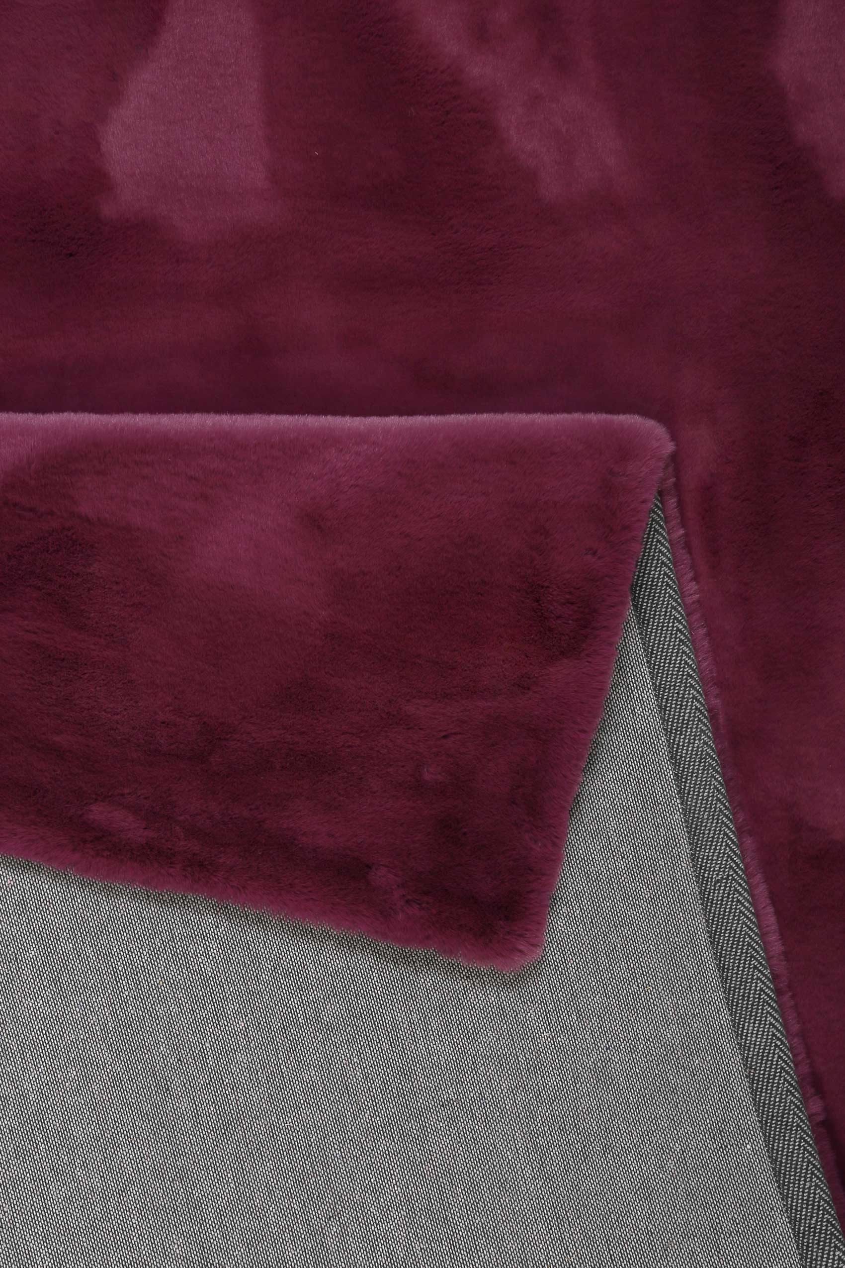 Esprit Kunstfell Teppich Violett und sehr flauschig Hochflor "Alice"