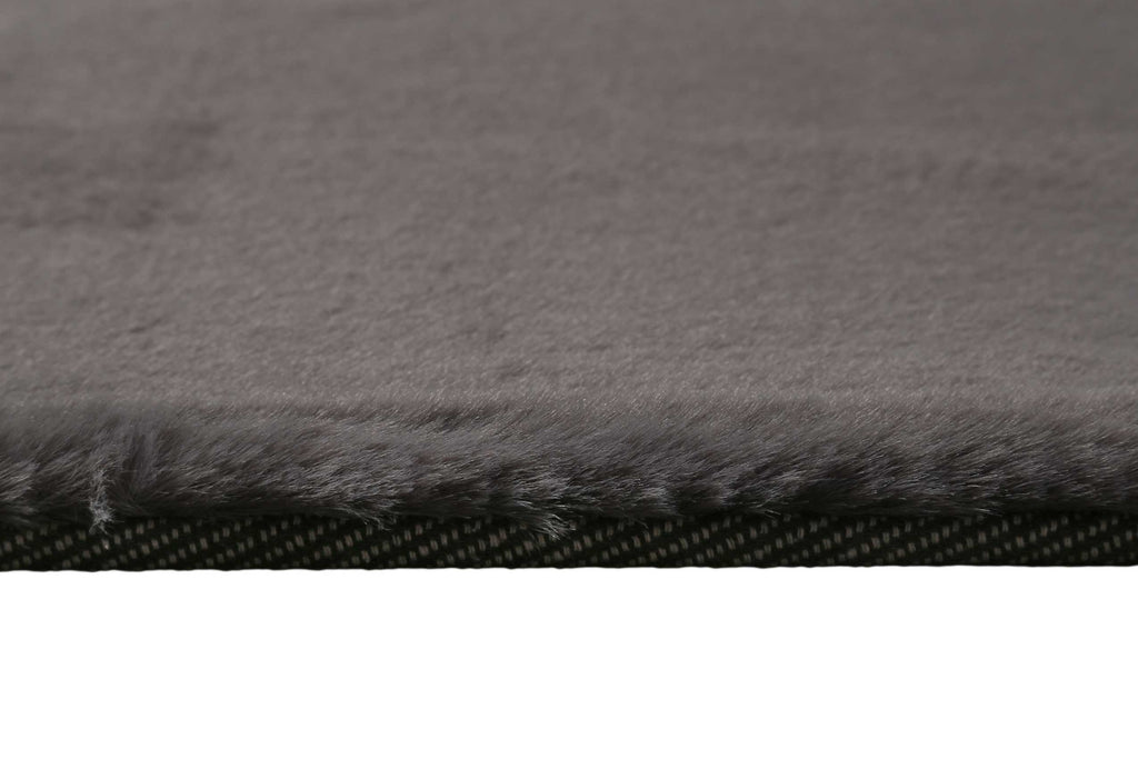 Esprit Kunstfell Teppich Anthrazit und sehr flauschig Hochflor "Alice"