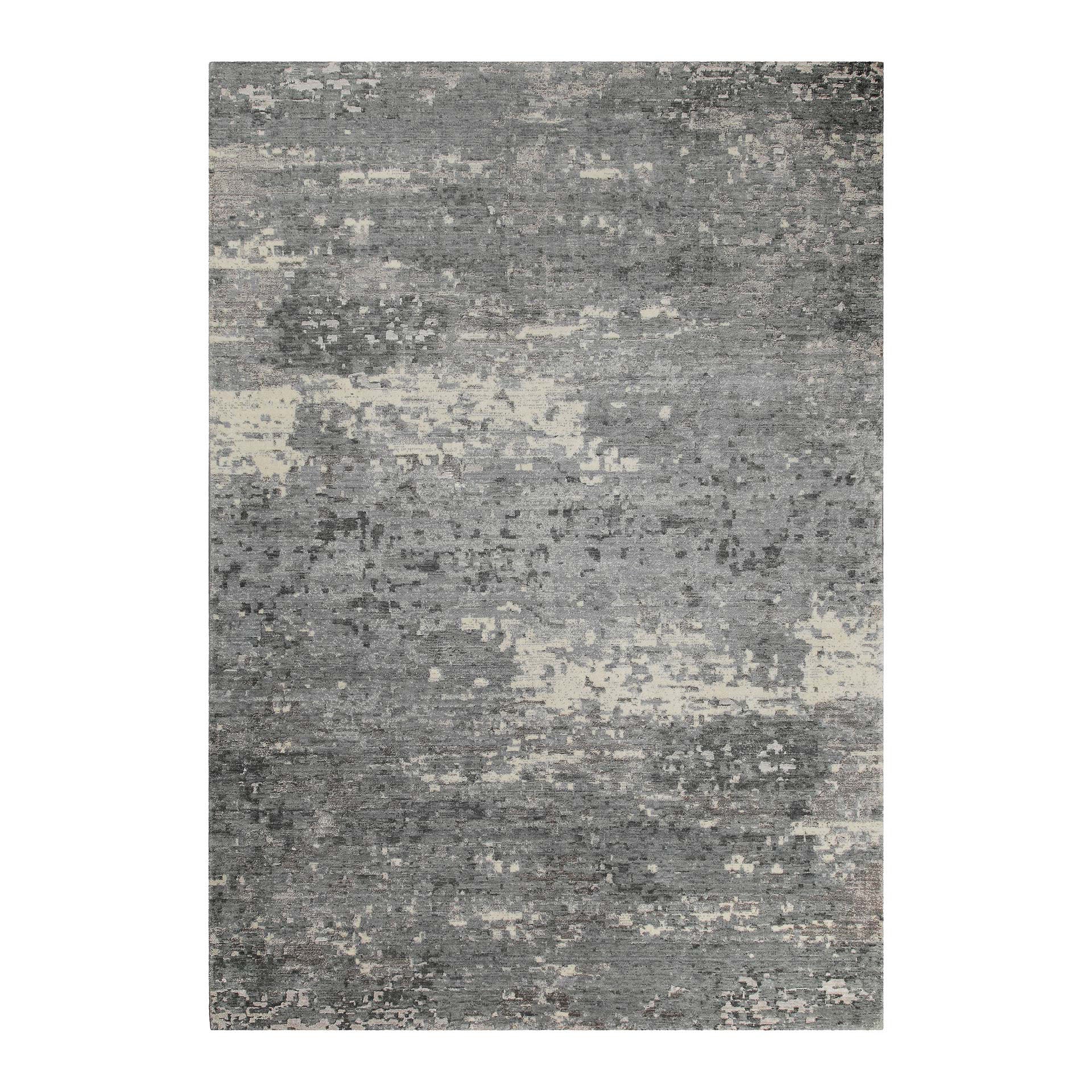 Esprit Kurzflor Teppich Grau aus Wolle "Brookville"