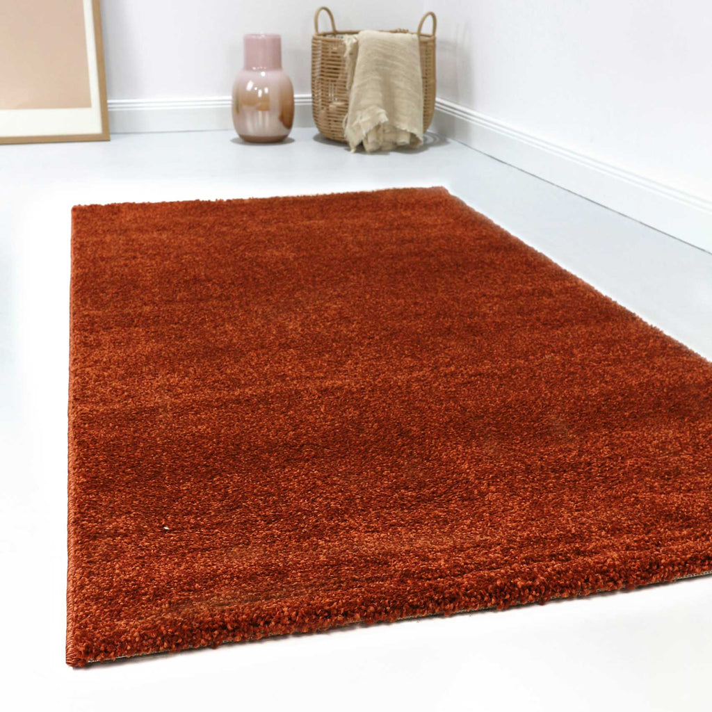 Esprit Teppich Terracotta Kurzflor "California"