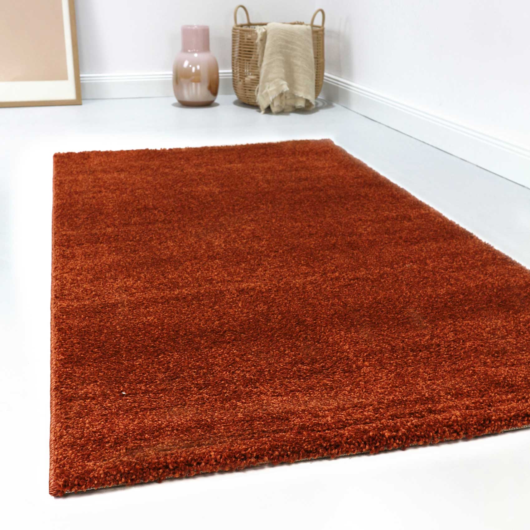Esprit Teppich Terracotta Kurzflor "California"