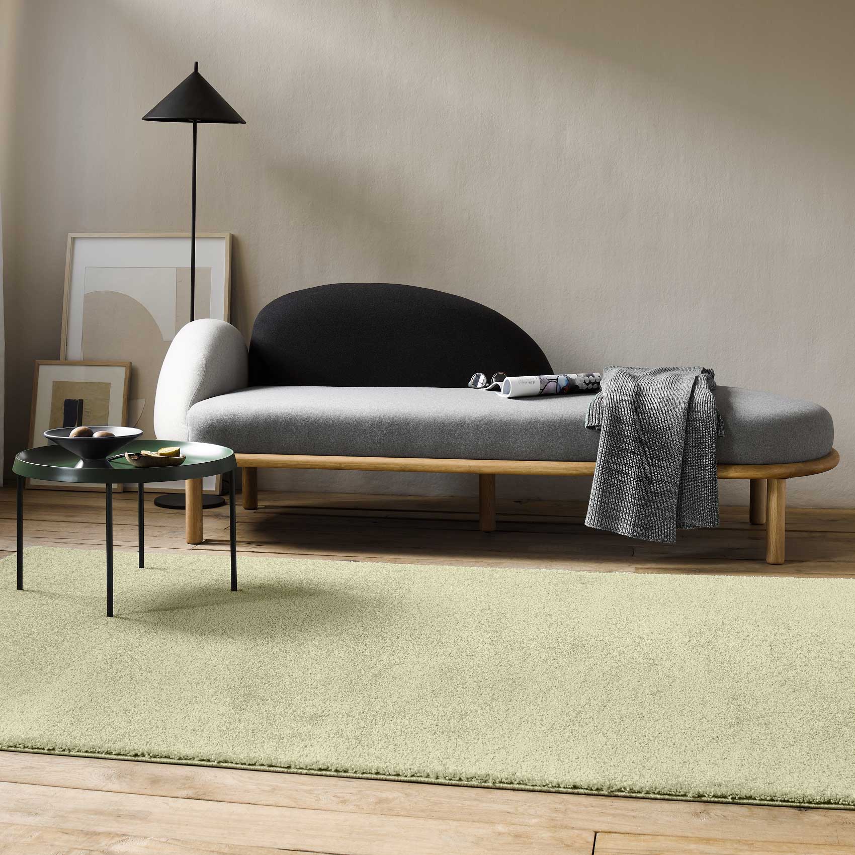 Esprit Teppich Mintgrün Kurzflor "California"