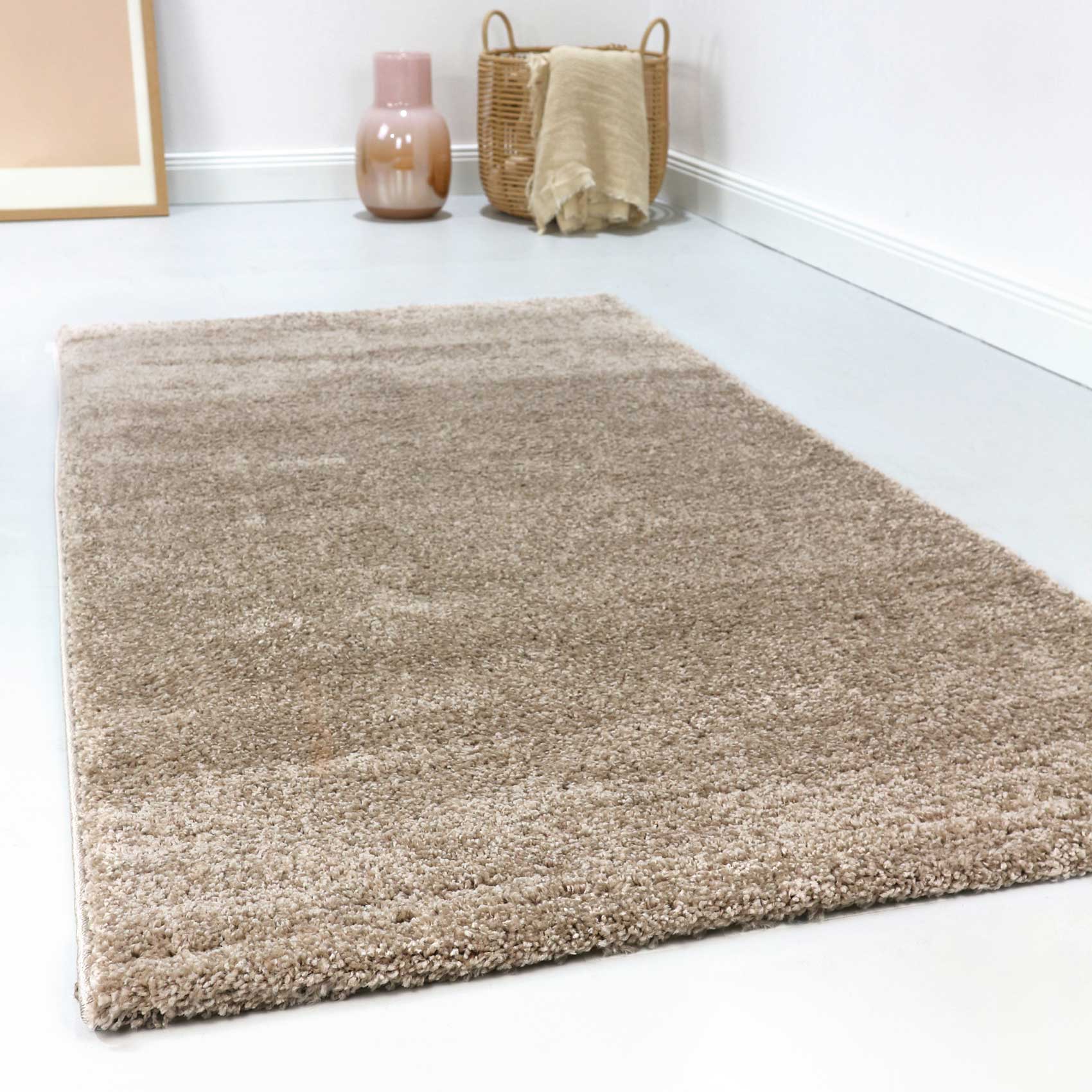 Esprit Teppich Sand Beige Kurzflor "California"
