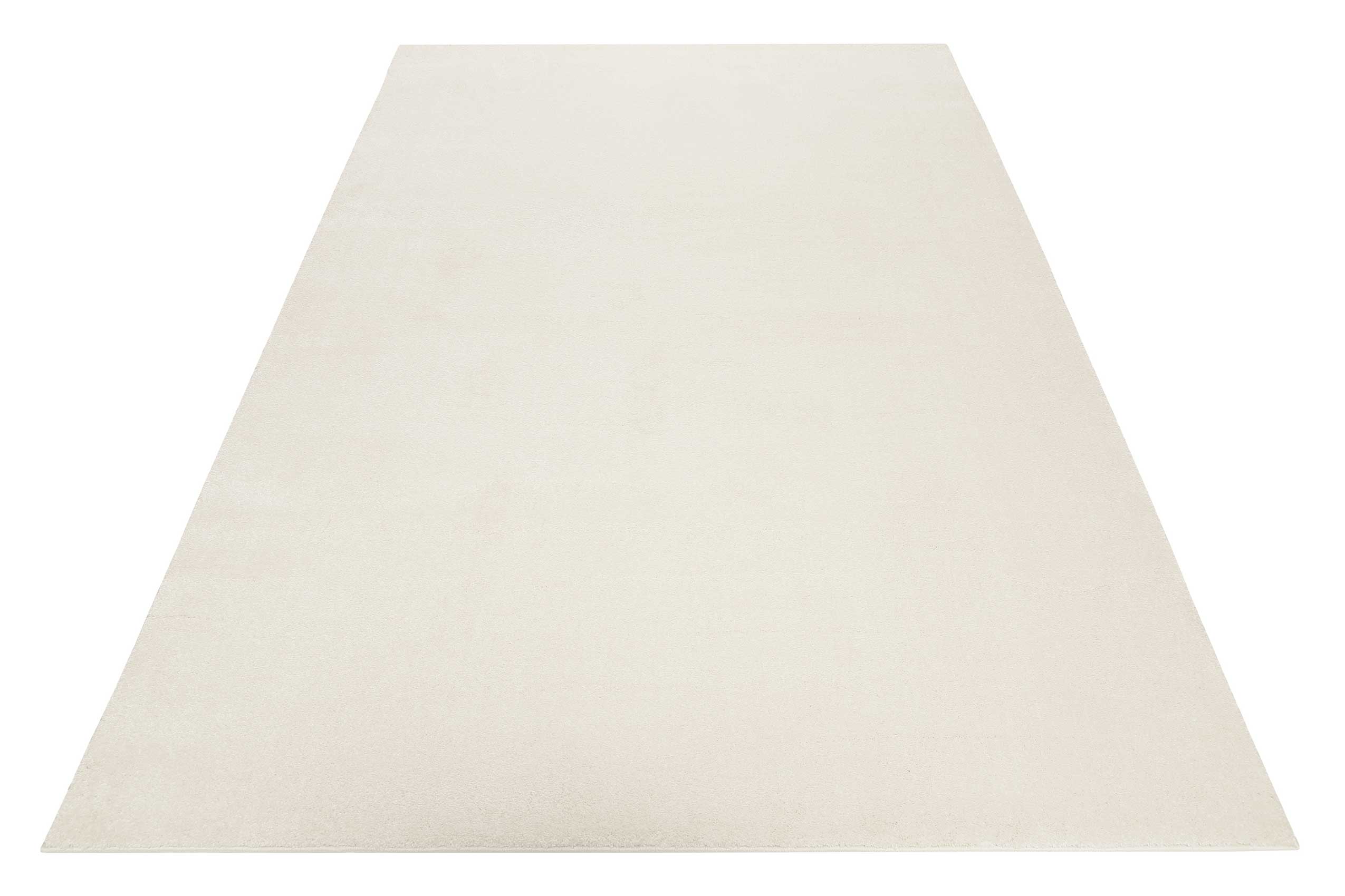 Esprit Teppich Creme Weiß Kurzflor soft und weich "Campus"