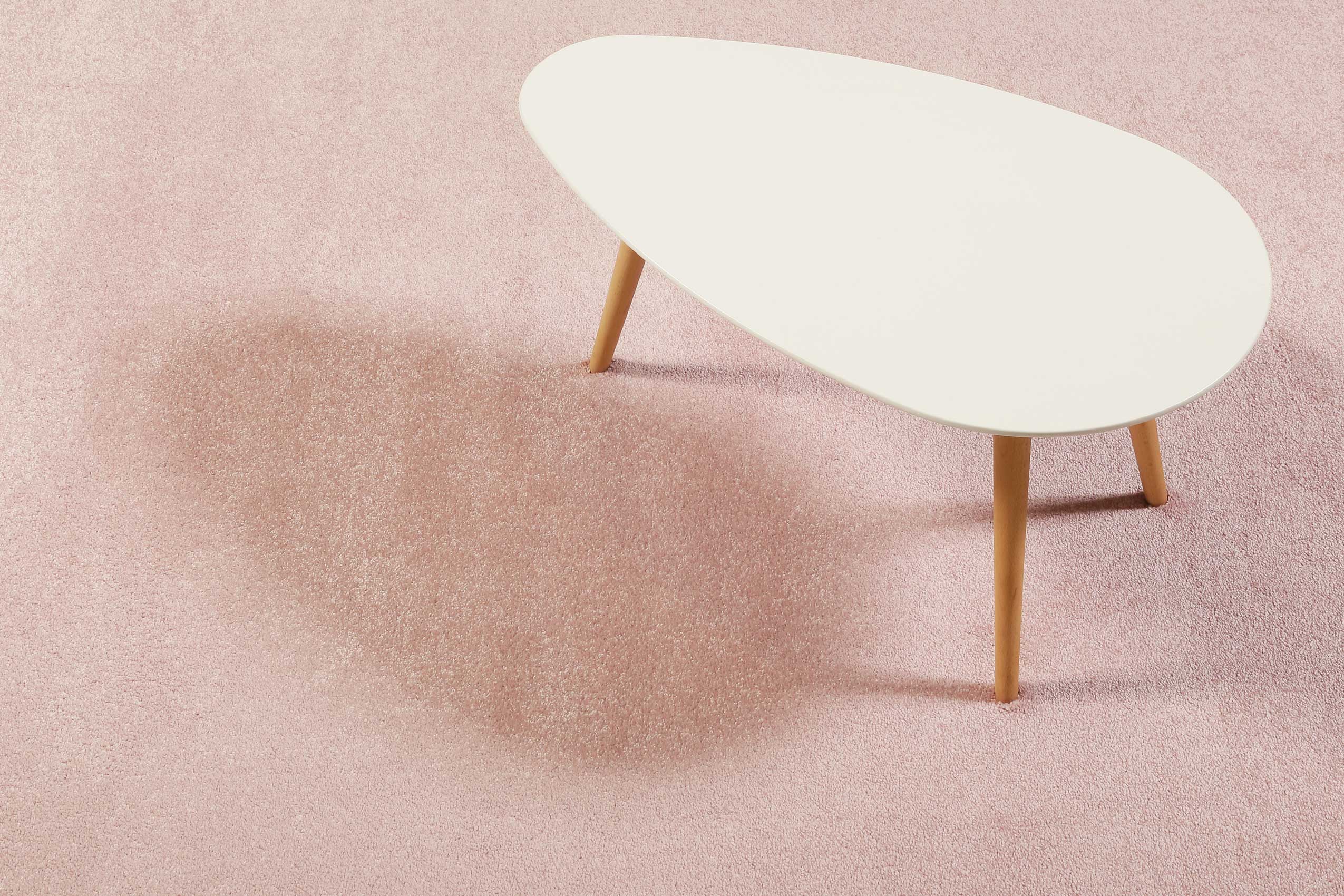 Esprit Teppich Rosa Kurzflor soft und weich "Campus"