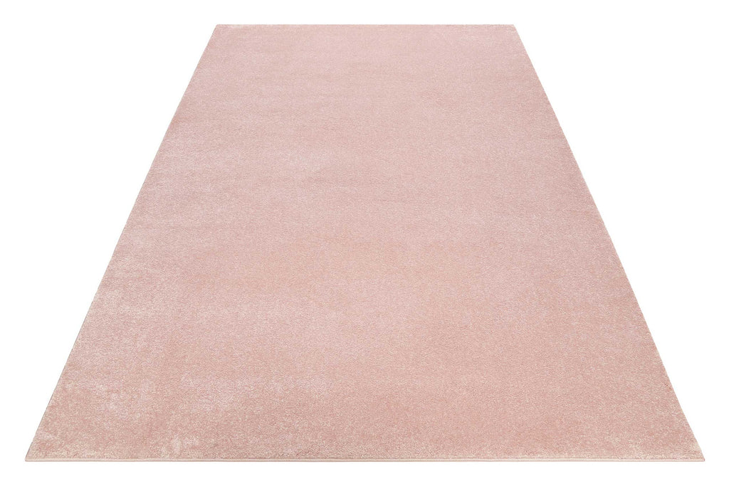 Esprit Teppich Rosa Kurzflor soft und weich "Campus"