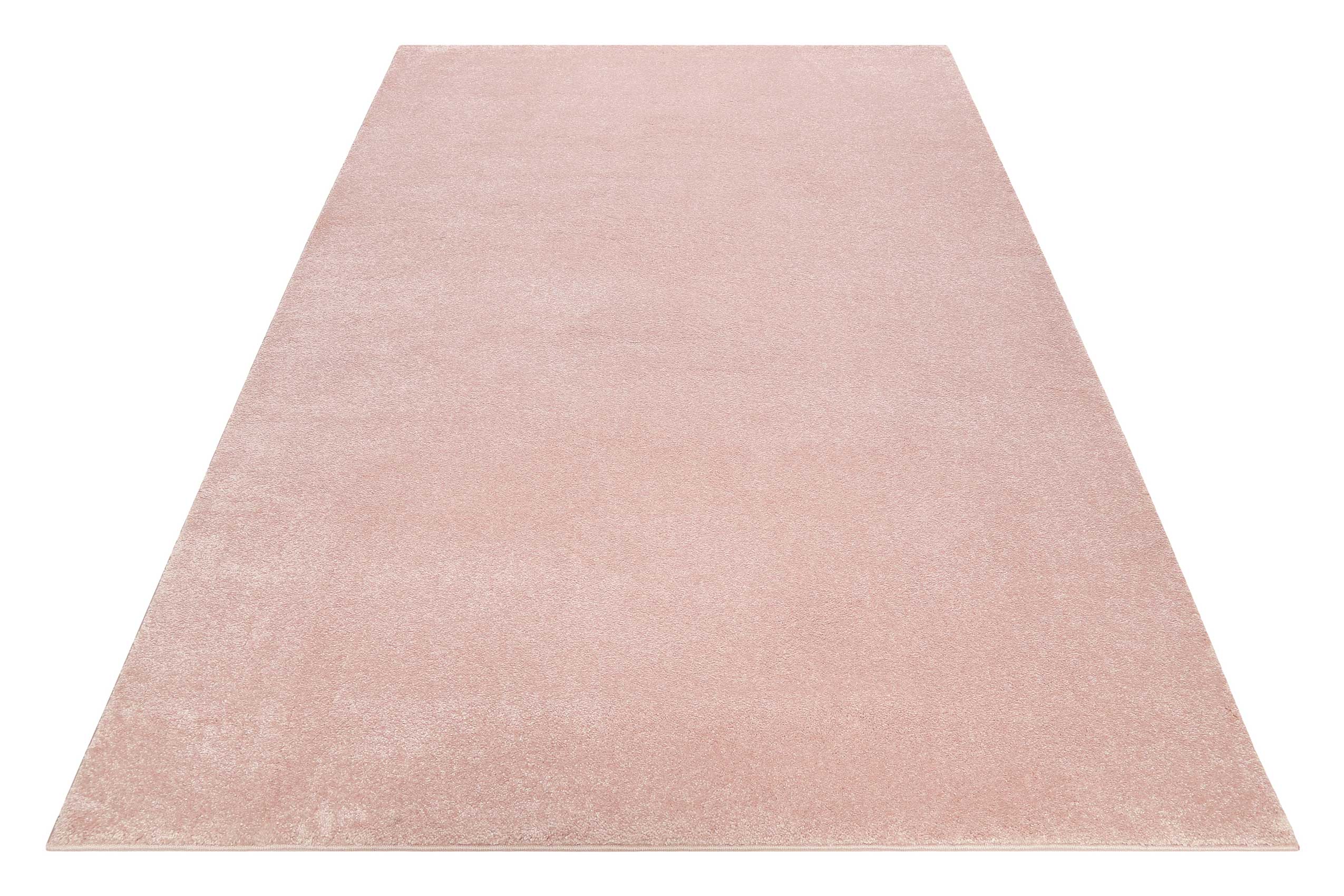 Esprit Teppich Rosa Kurzflor soft und weich "Campus"