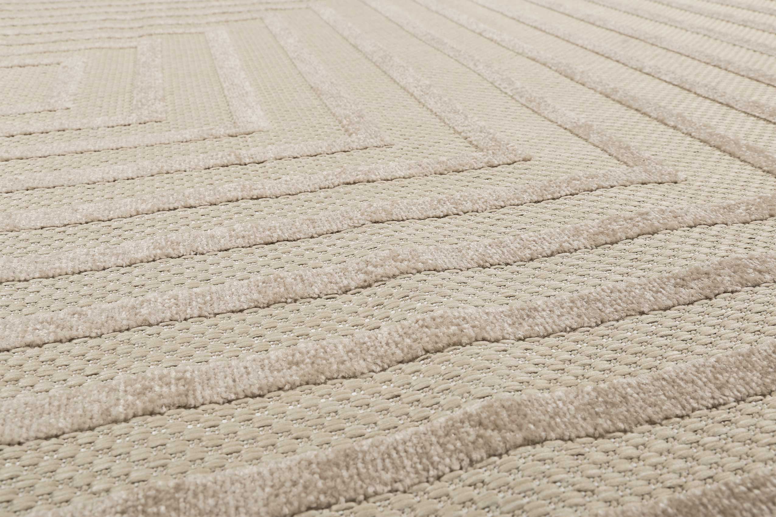 Esprit Teppich In- und Outdoor Beige Sand "Carolina"