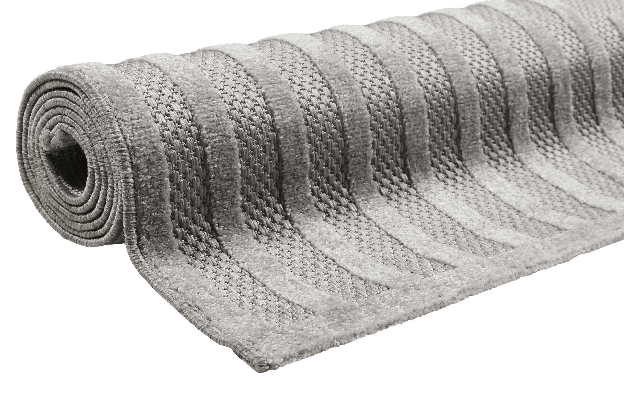 Esprit Teppich In- und Outdoor Grau Silber "Carolina"