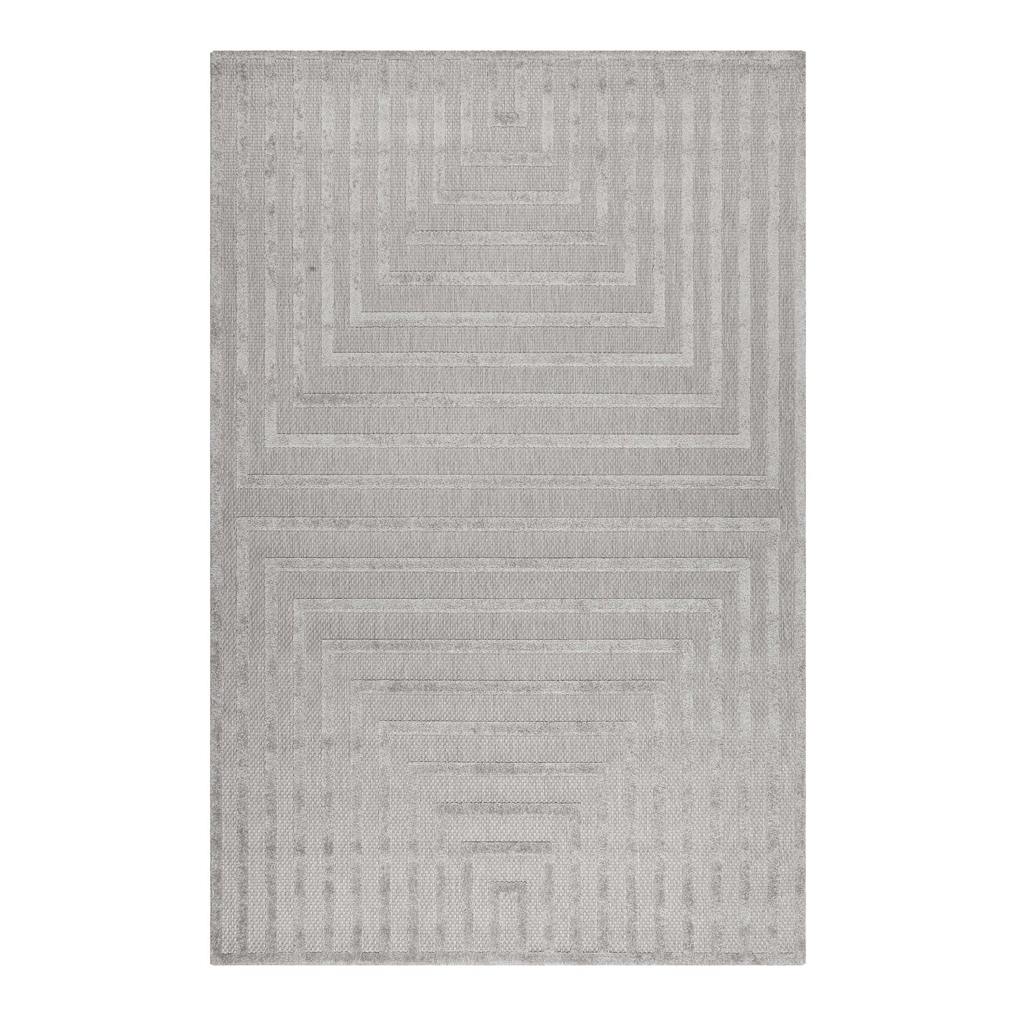 Esprit Teppich In- und Outdoor Grau Silber "Carolina"