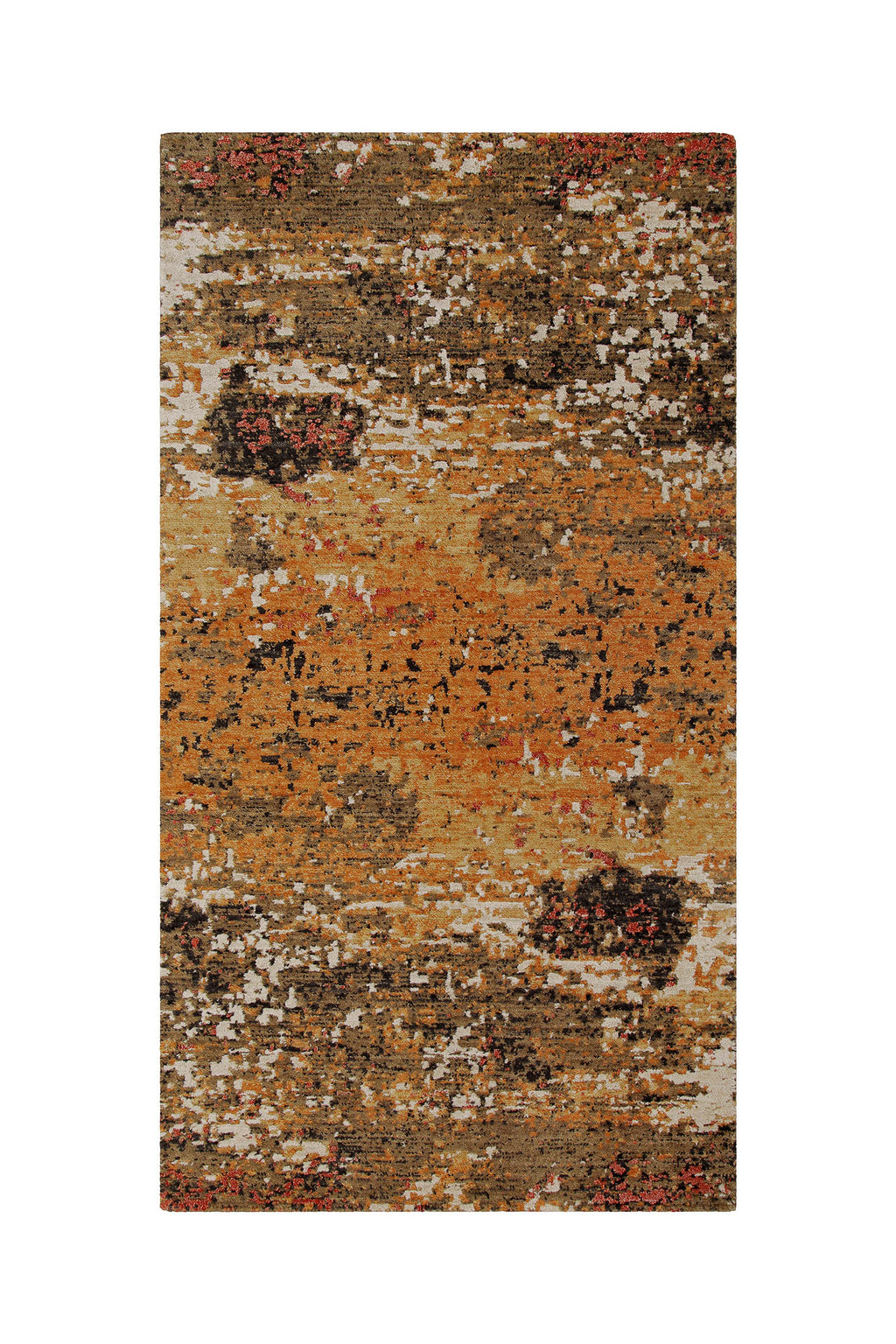 Esprit Kurzflor Teppich Orange aus Wolle "East Village"