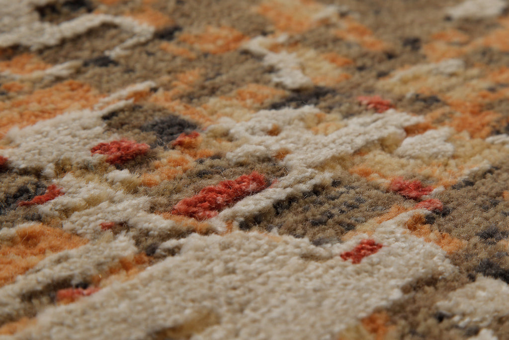 Esprit Kurzflor Teppich Orange aus Wolle "East Village"