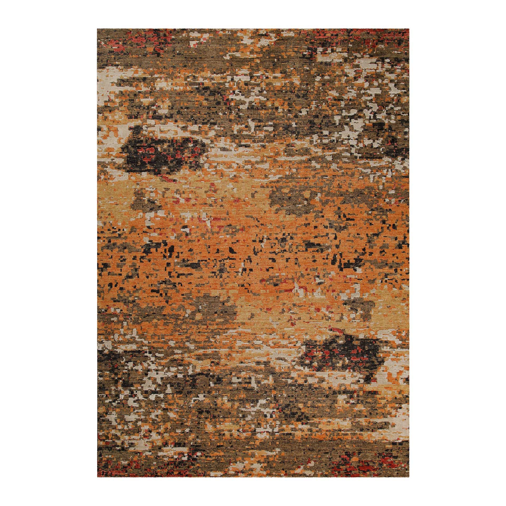Esprit Kurzflor Teppich Orange aus Wolle "East Village"