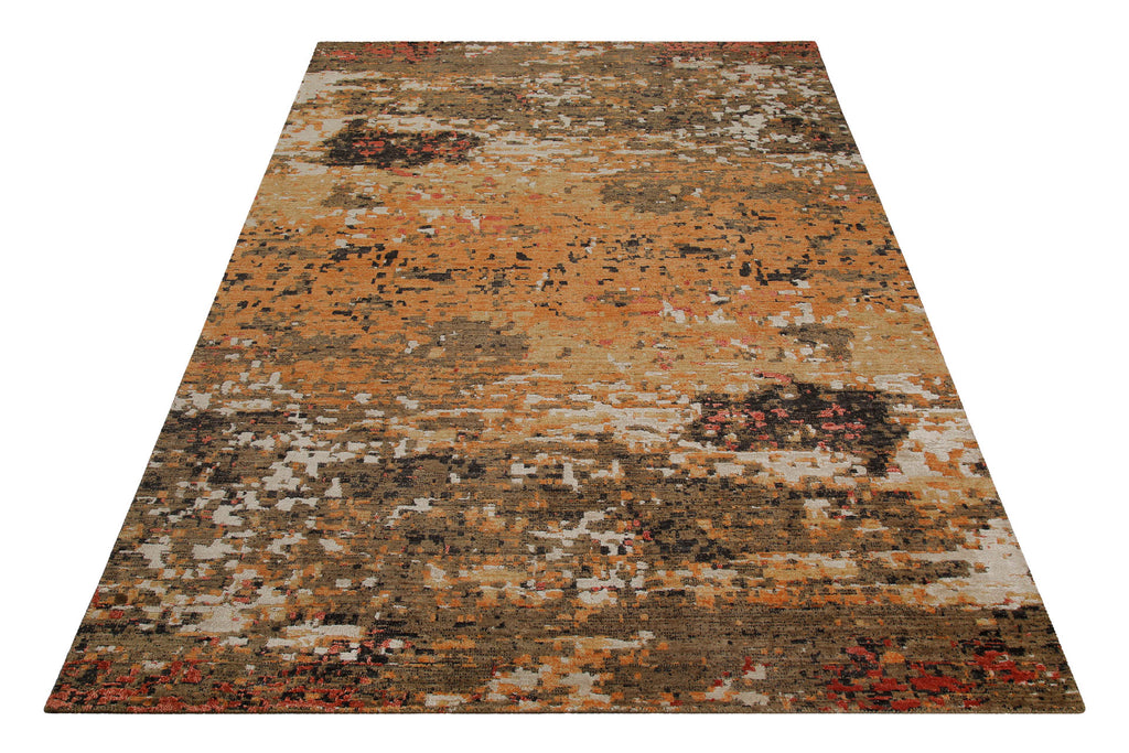 Esprit Kurzflor Teppich Orange aus Wolle "East Village"