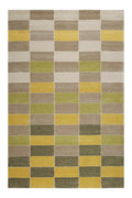 Esprit Teppich Gelb Grün Beige Kurzflor "Fida"