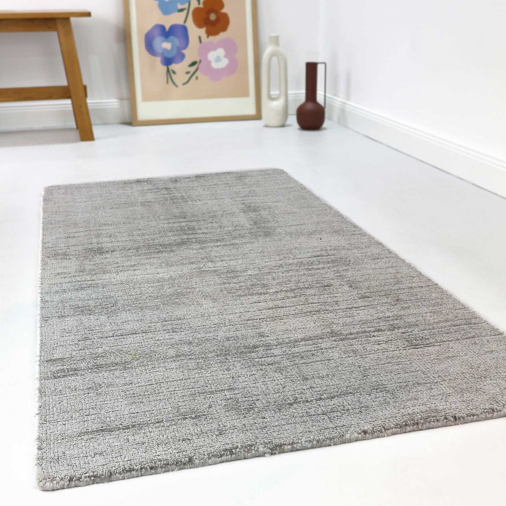 Esprit Kurzflor Teppich Hellgrau "Gil"