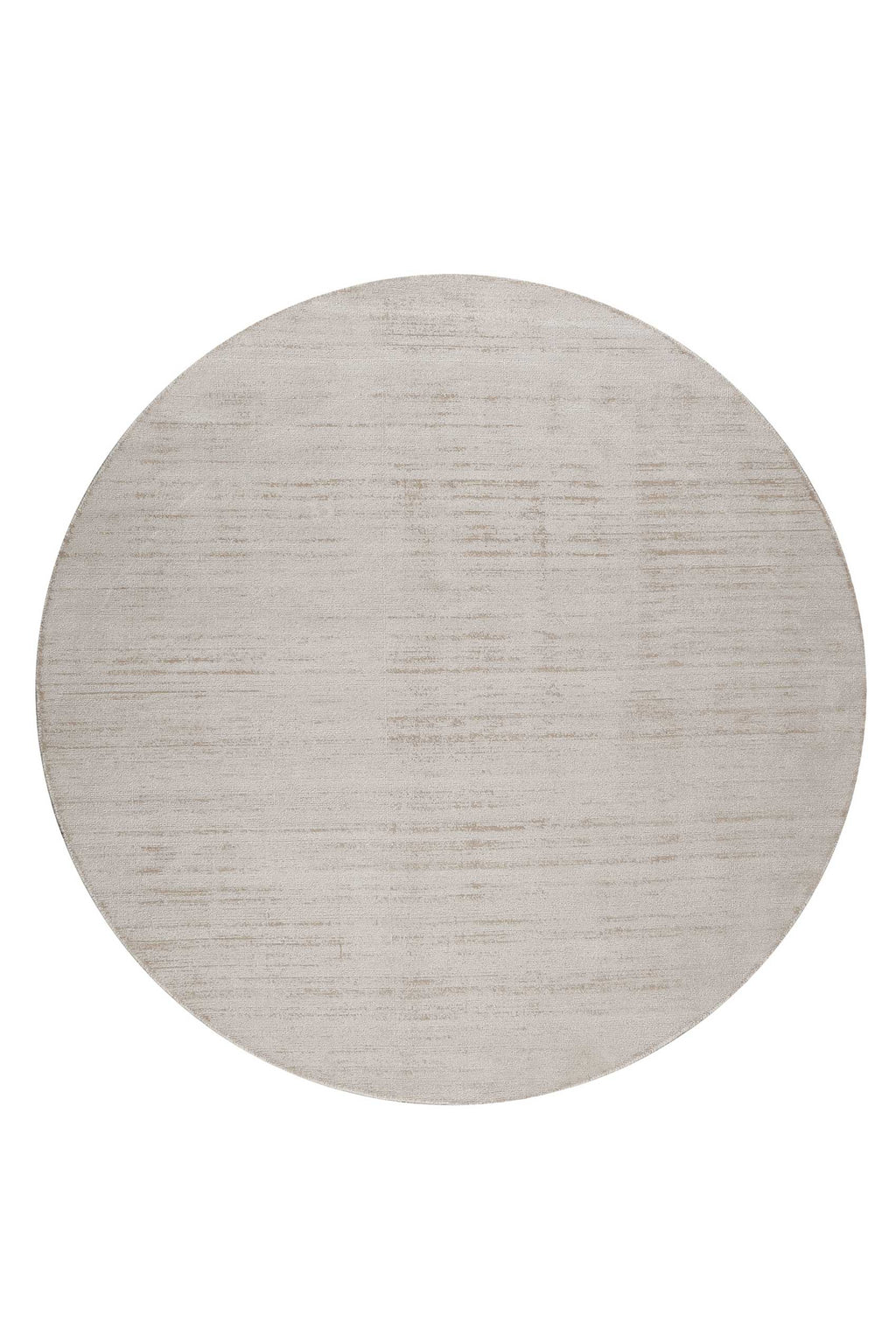 Esprit Kurzflor Teppich Rund Creme Beige "Gil"