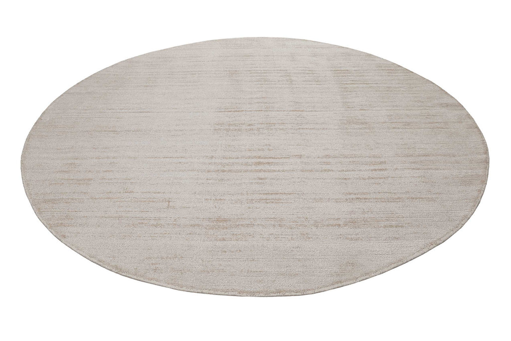 Esprit Kurzflor Teppich Rund Creme Beige "Gil"