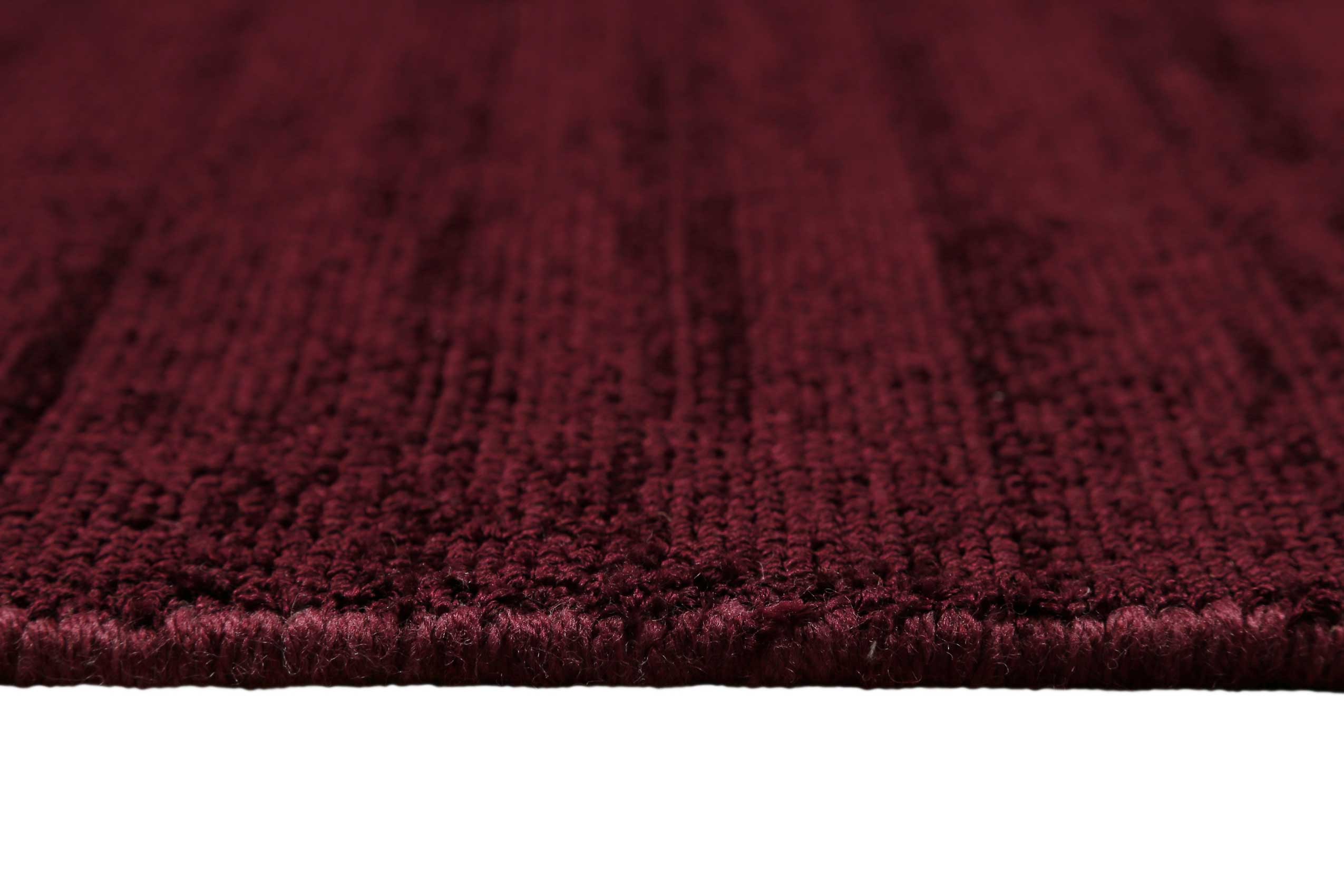 Esprit Kurzflor Teppich Bordeaux Rot "Gil"