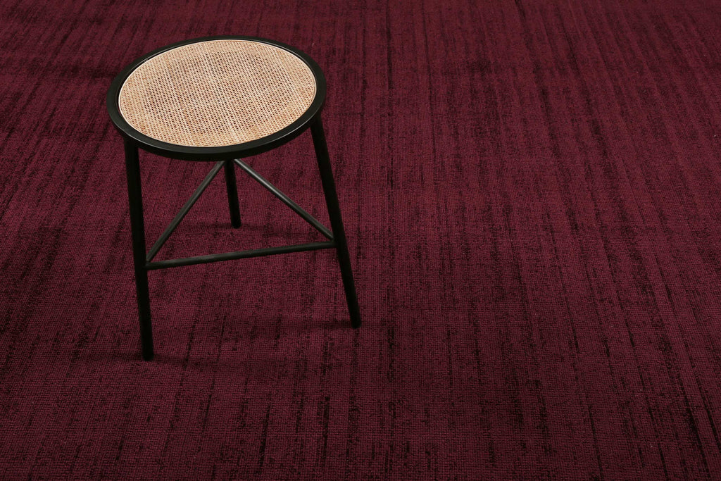 Esprit Kurzflor Teppich Bordeaux Rot "Gil"