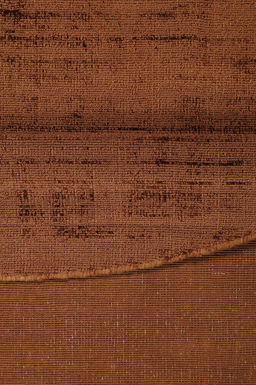 Esprit Kurzflor Teppich Rund Terracotta Braun "Gil"