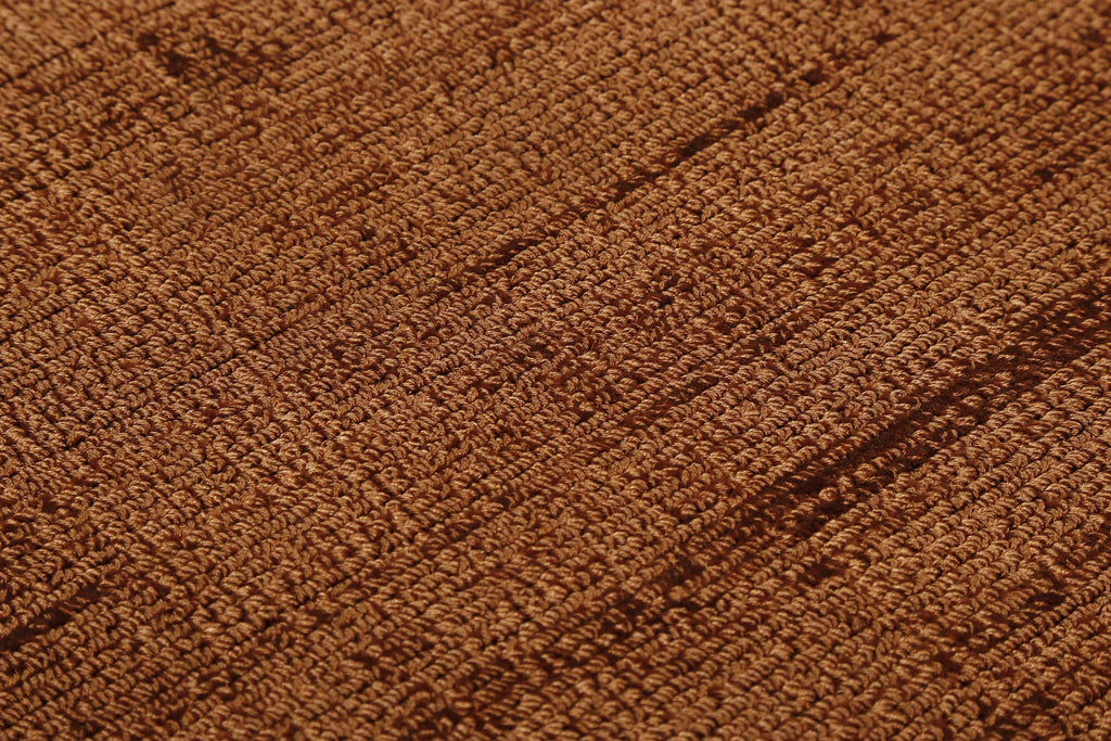 Esprit Kurzflor Teppich Rund Terracotta Braun "Gil"