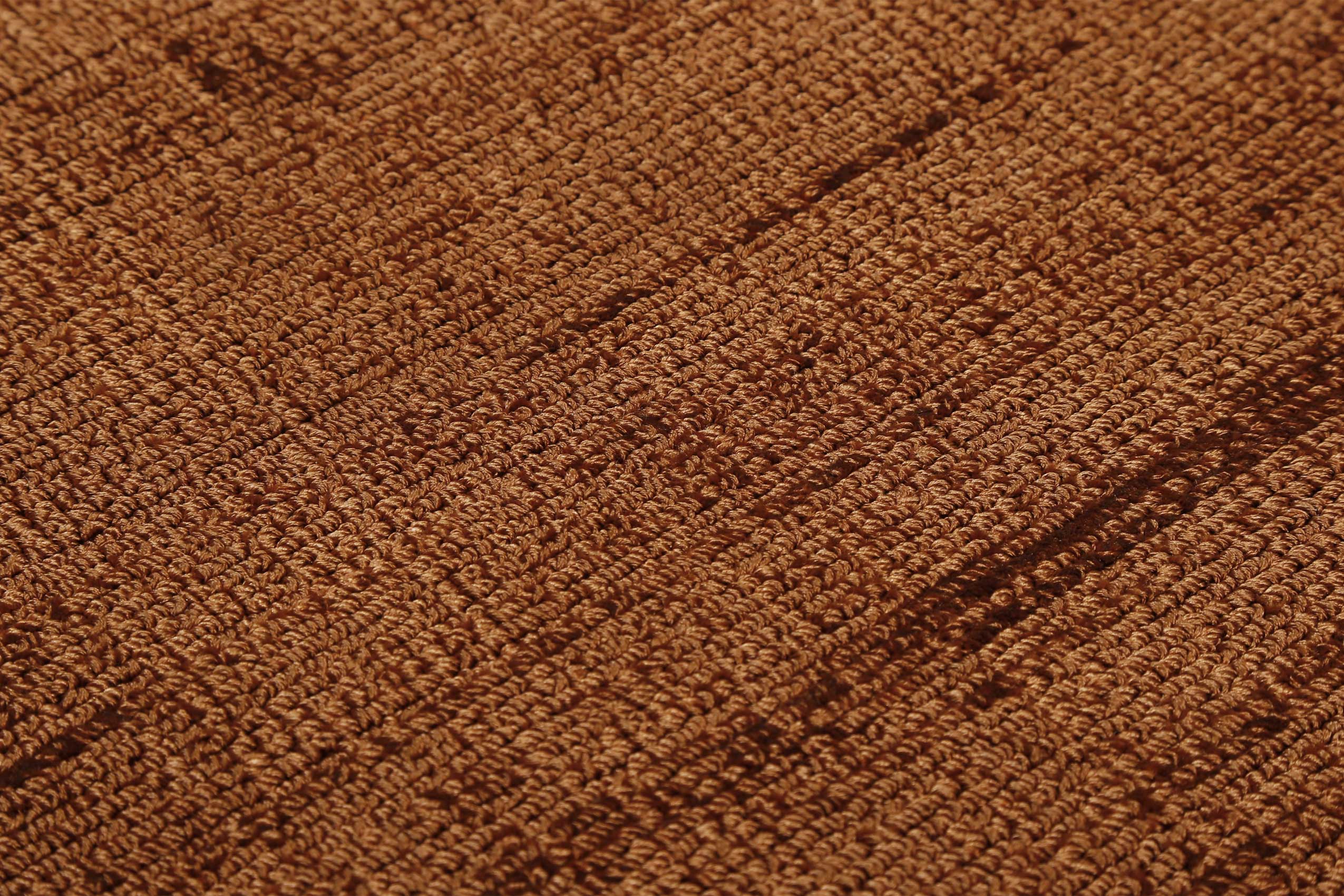 Esprit Kurzflor Teppich Rund Terracotta Braun "Gil"